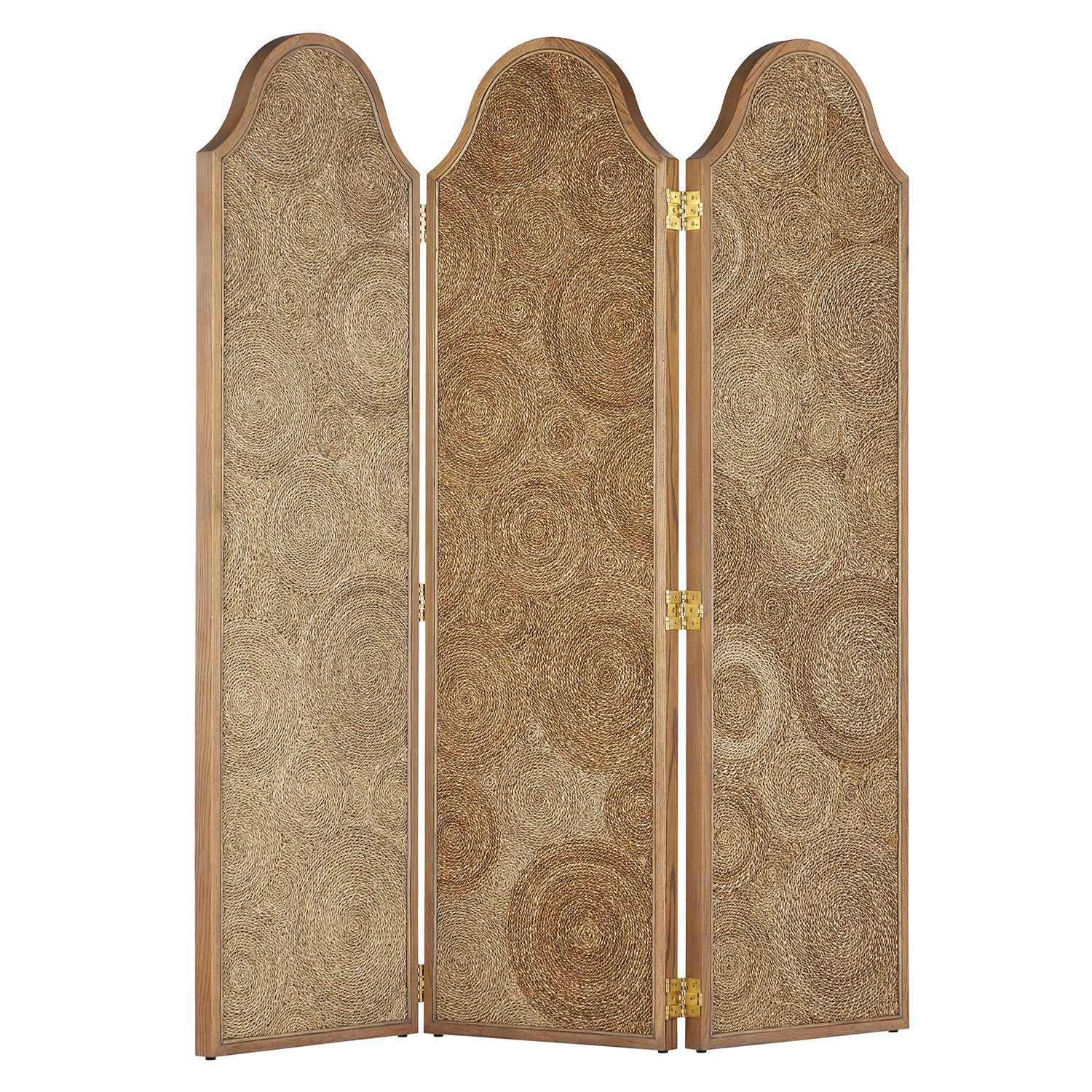 Currey & Co Sisal Room Screen - Final Sale