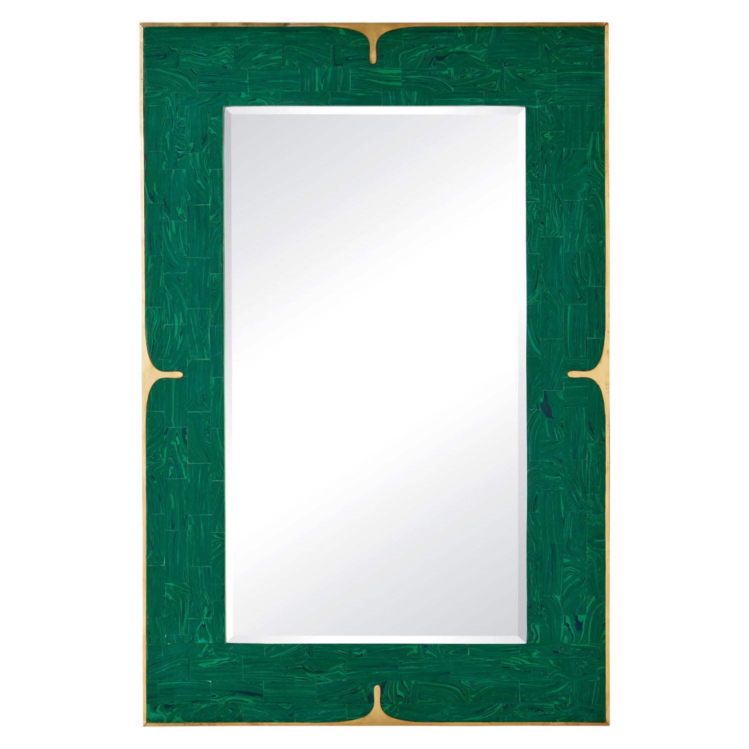 Currey & Co Orin Green Mirror