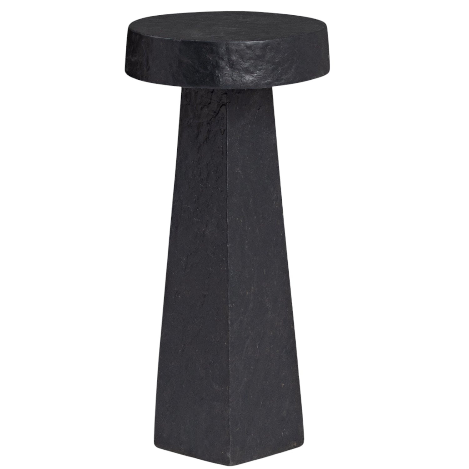Co. House Designs Obelisk Black Drink Table