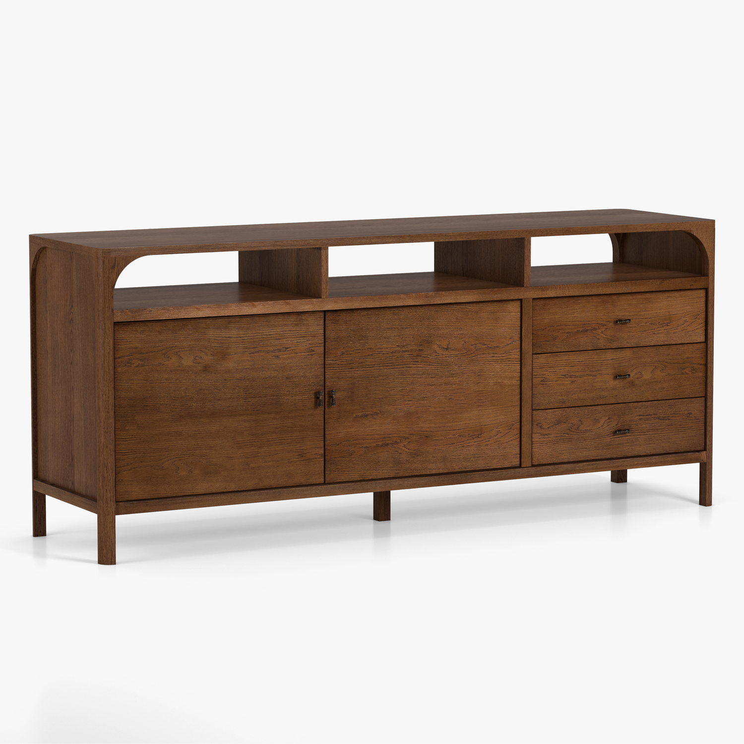 Co. House Designs Cali Oak Walnut Sideboard