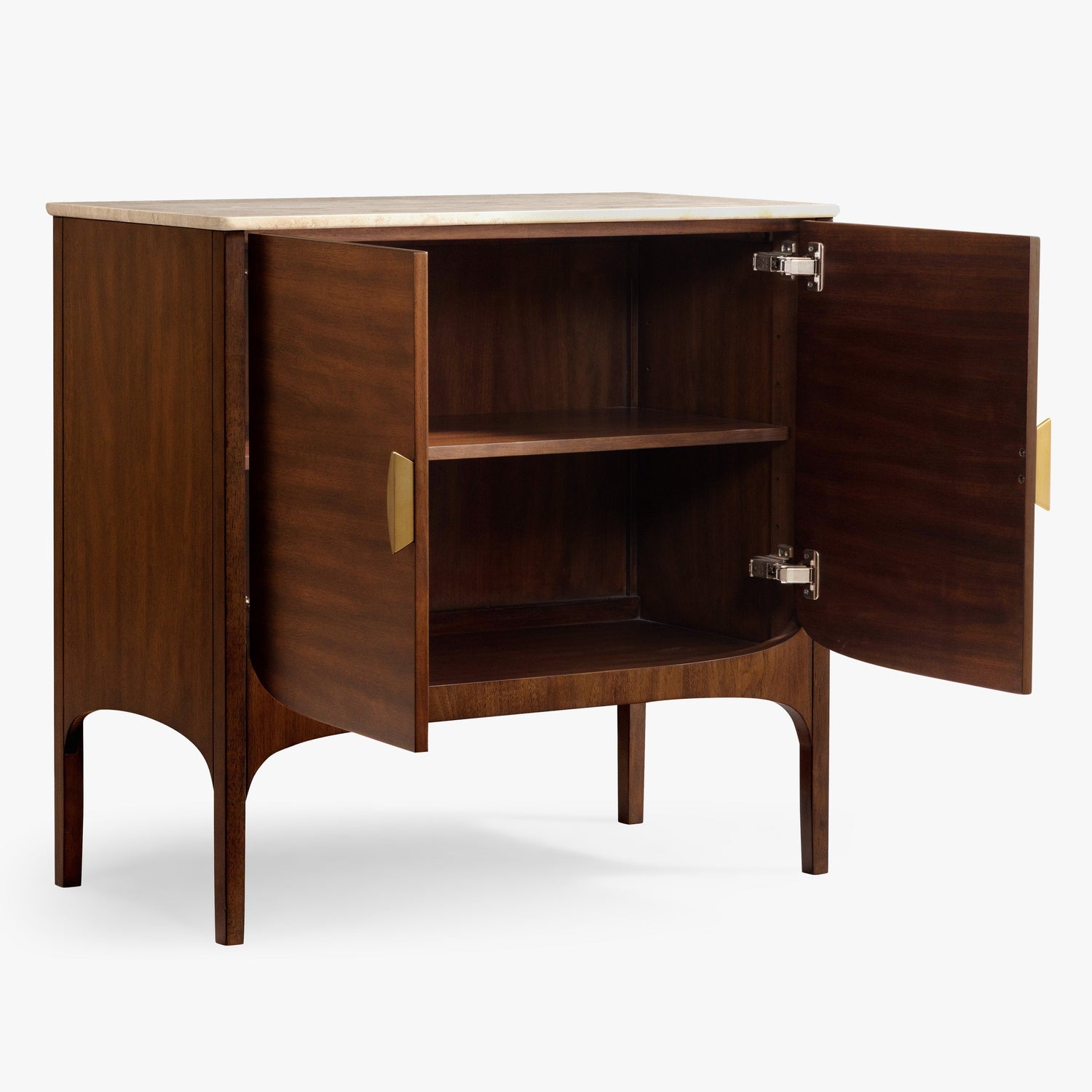 Co. House Designs Fontaine Walnut Cabinet