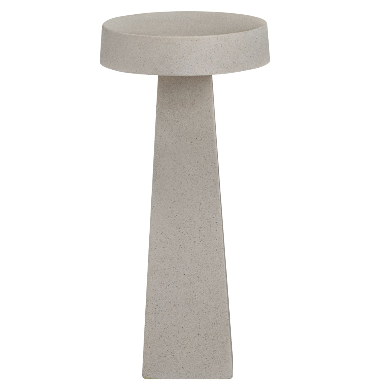 Co. House Designs Obelisk White Drink Table