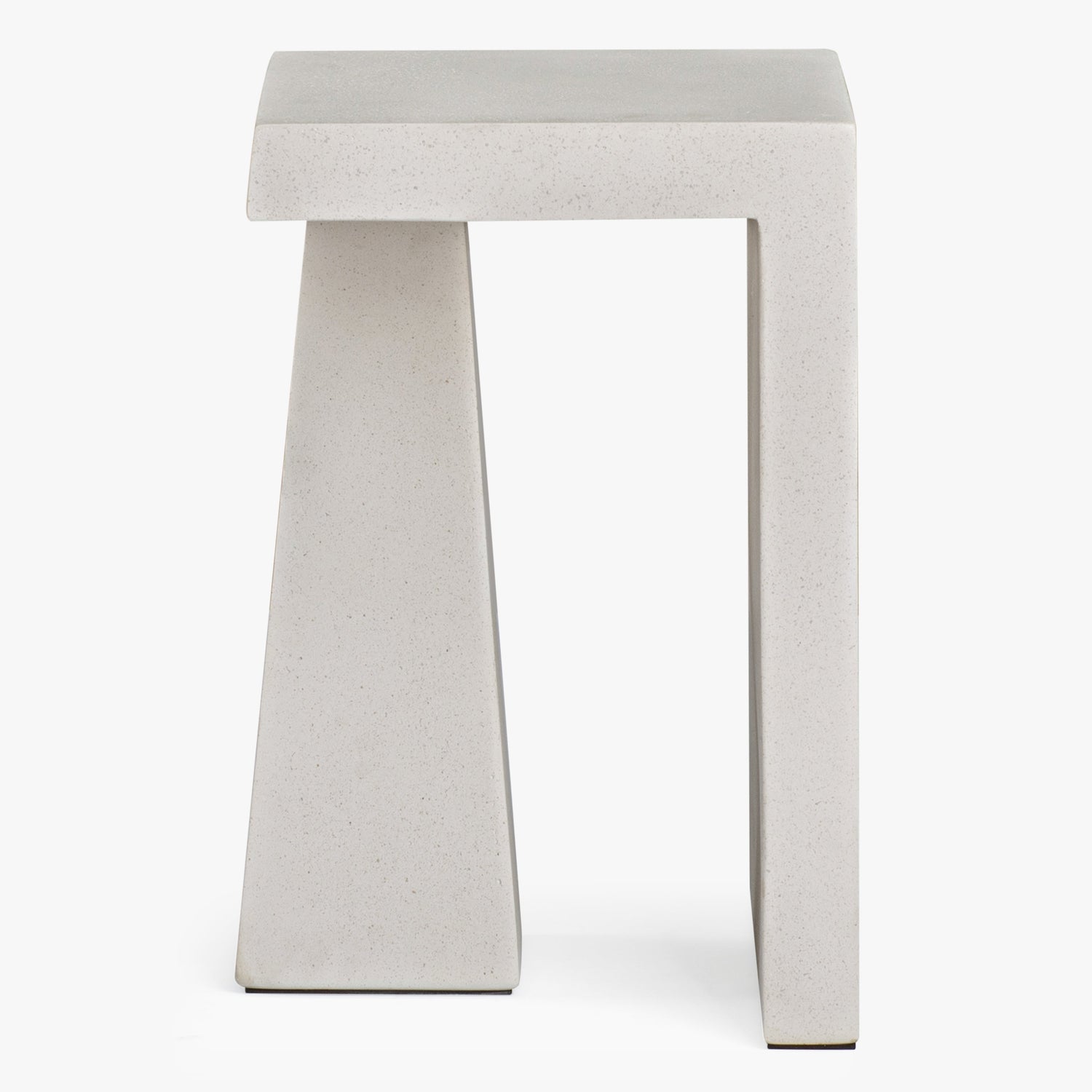 Co. House Designs Obelisk White End Table