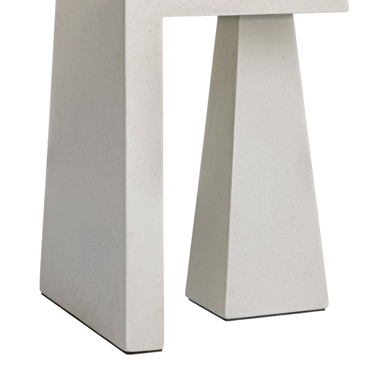 Co. House Designs Obelisk White End Table