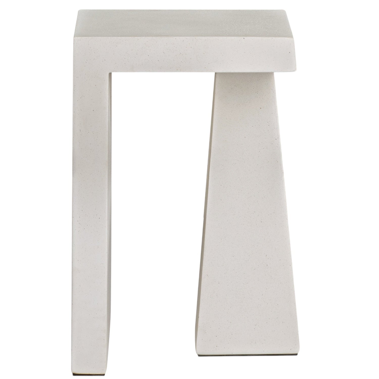Co. House Designs Obelisk White End Table