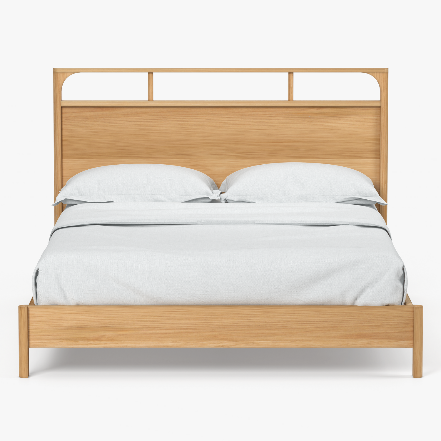 Co. House Designs Cali Oak Natural Bed