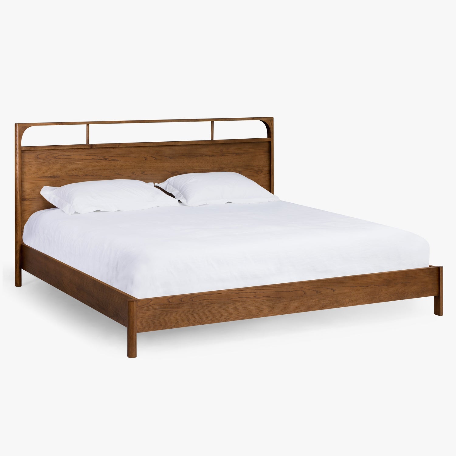 Co. House Designs Cali Oak Walnut Bed