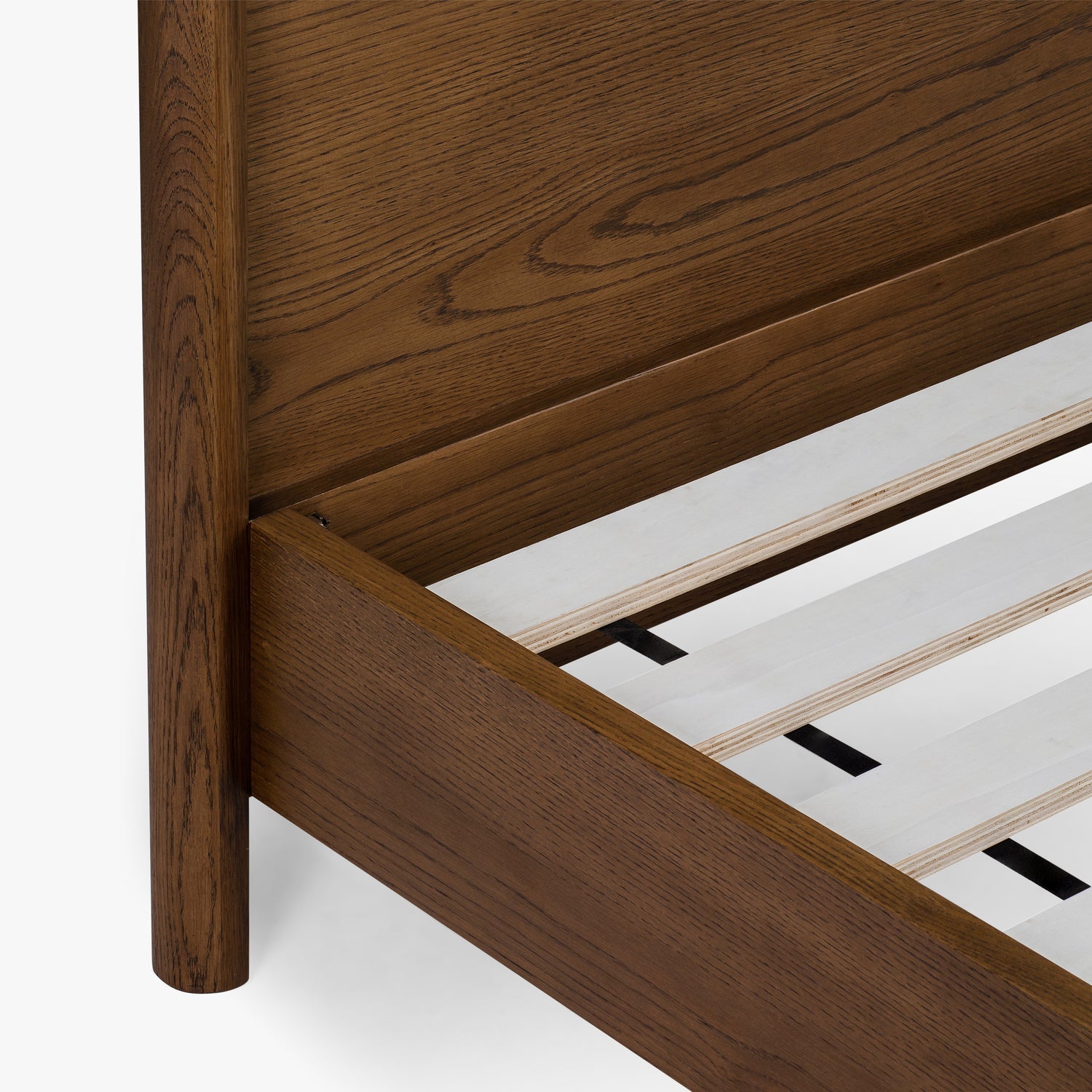 Co. House Designs Cali Oak Walnut Bed