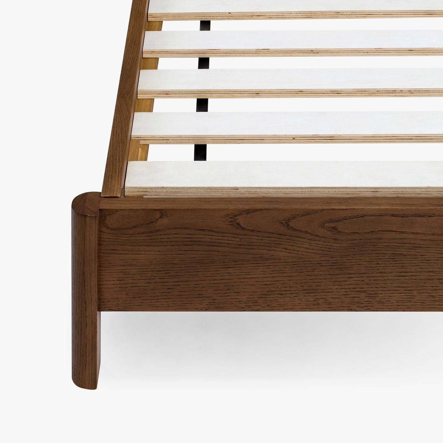 Co. House Designs Cali Oak Walnut Bed