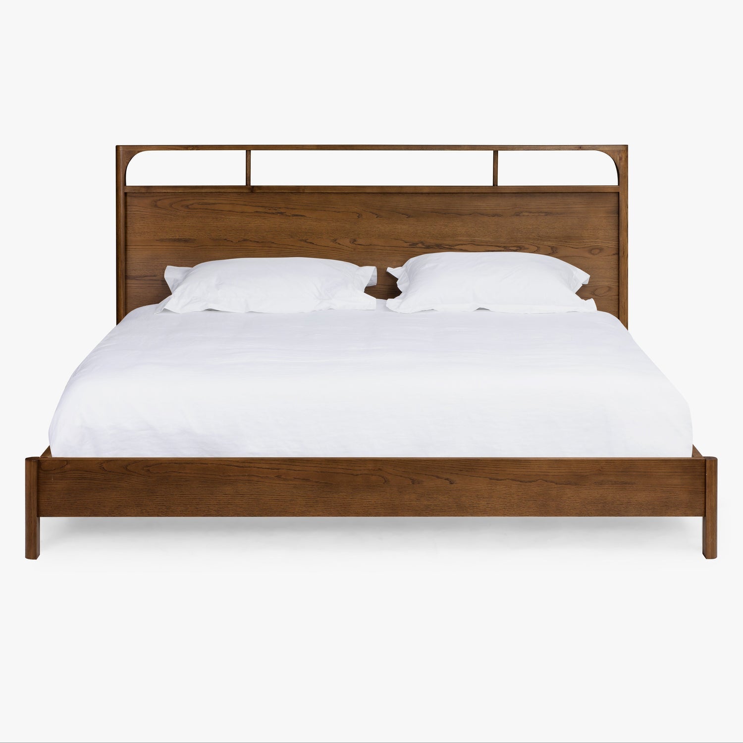 Co. House Designs Cali Oak Walnut Bed