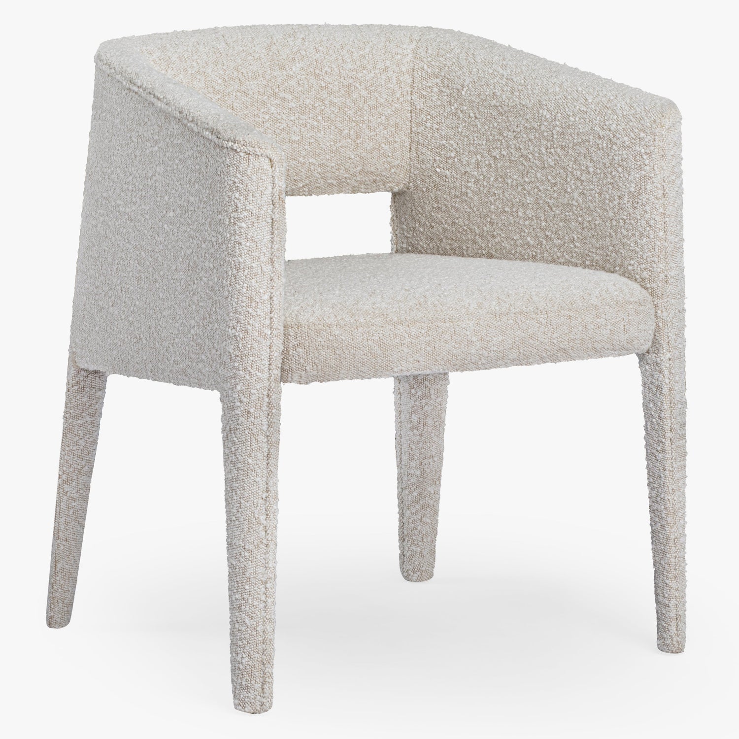 Co. House Designs Nico White Dining Armchair