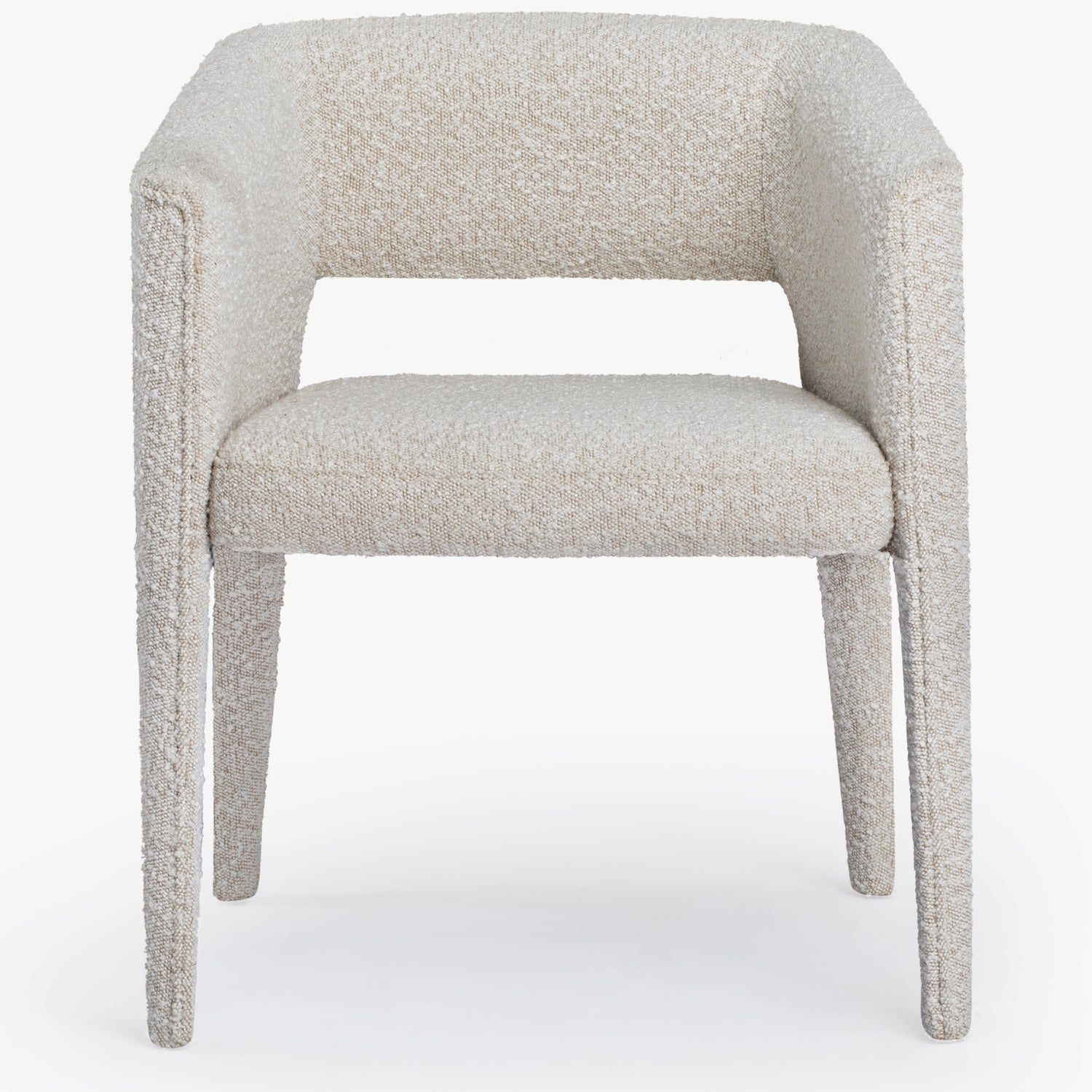 Co. House Designs Nico White Dining Armchair