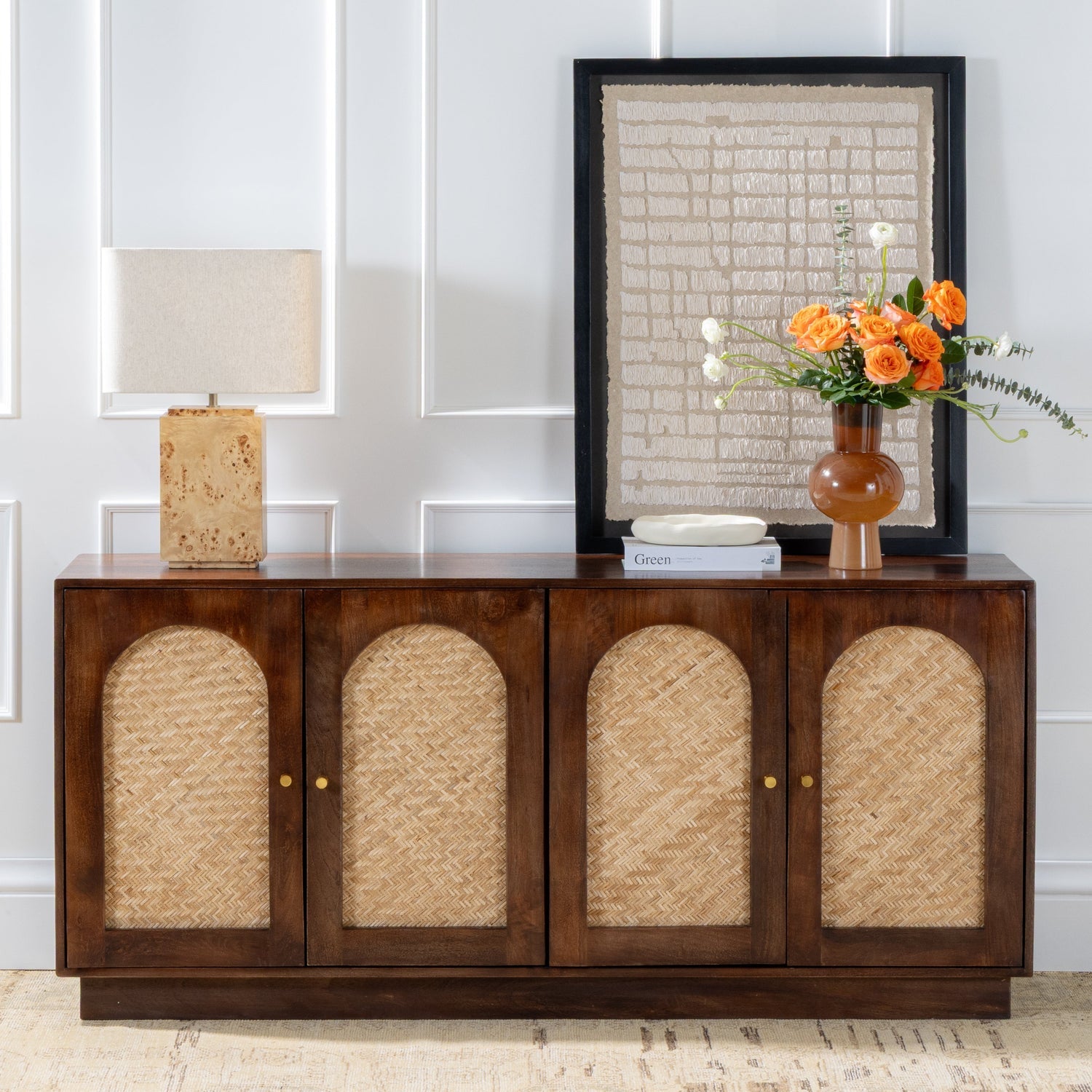 Co. House Designs Kota Walnut Sideboard
