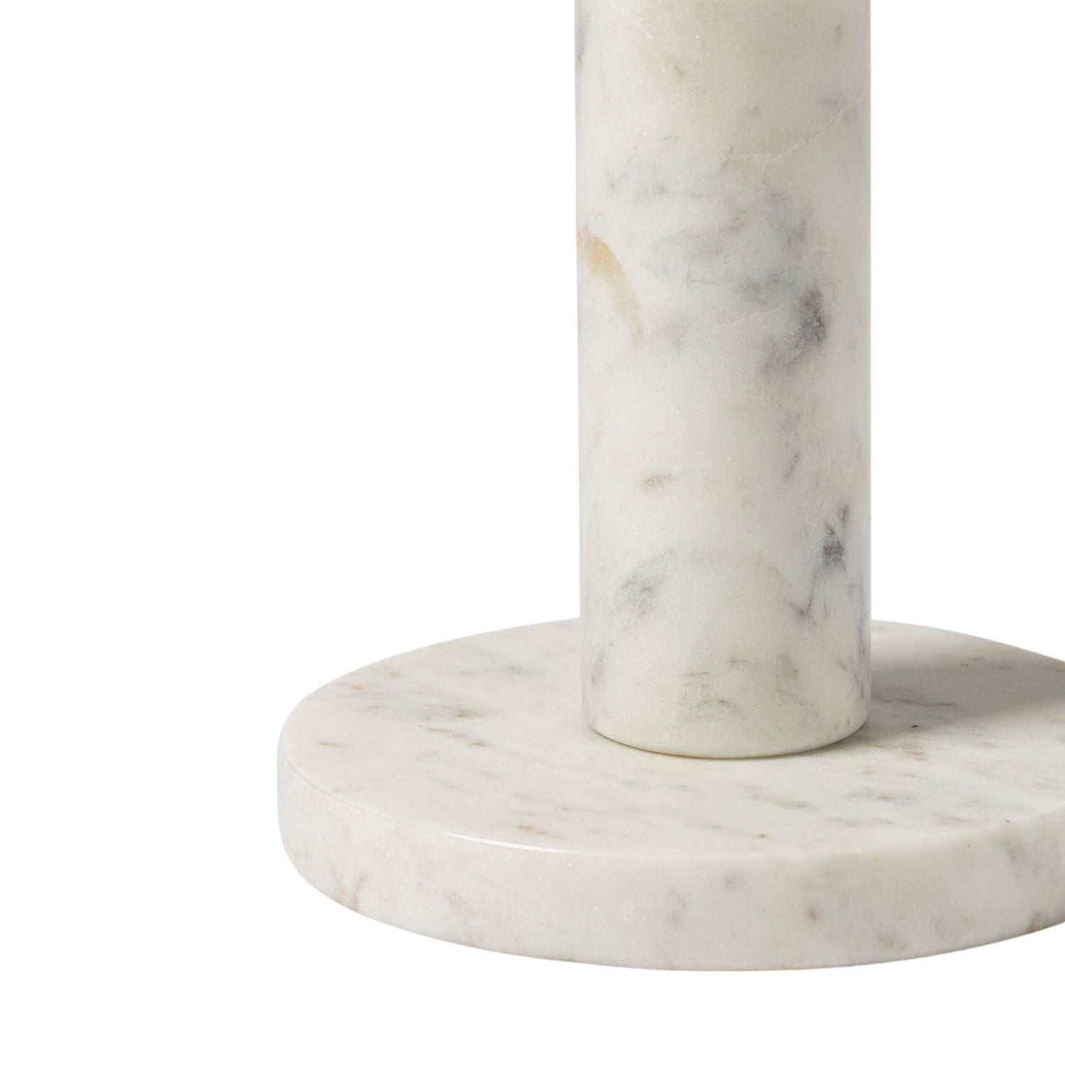 Co. House Designs Francesca Marble White Drink Table