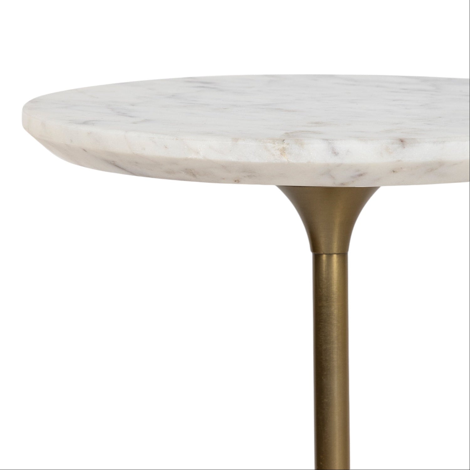Co. House Designs Laura White Drink Table