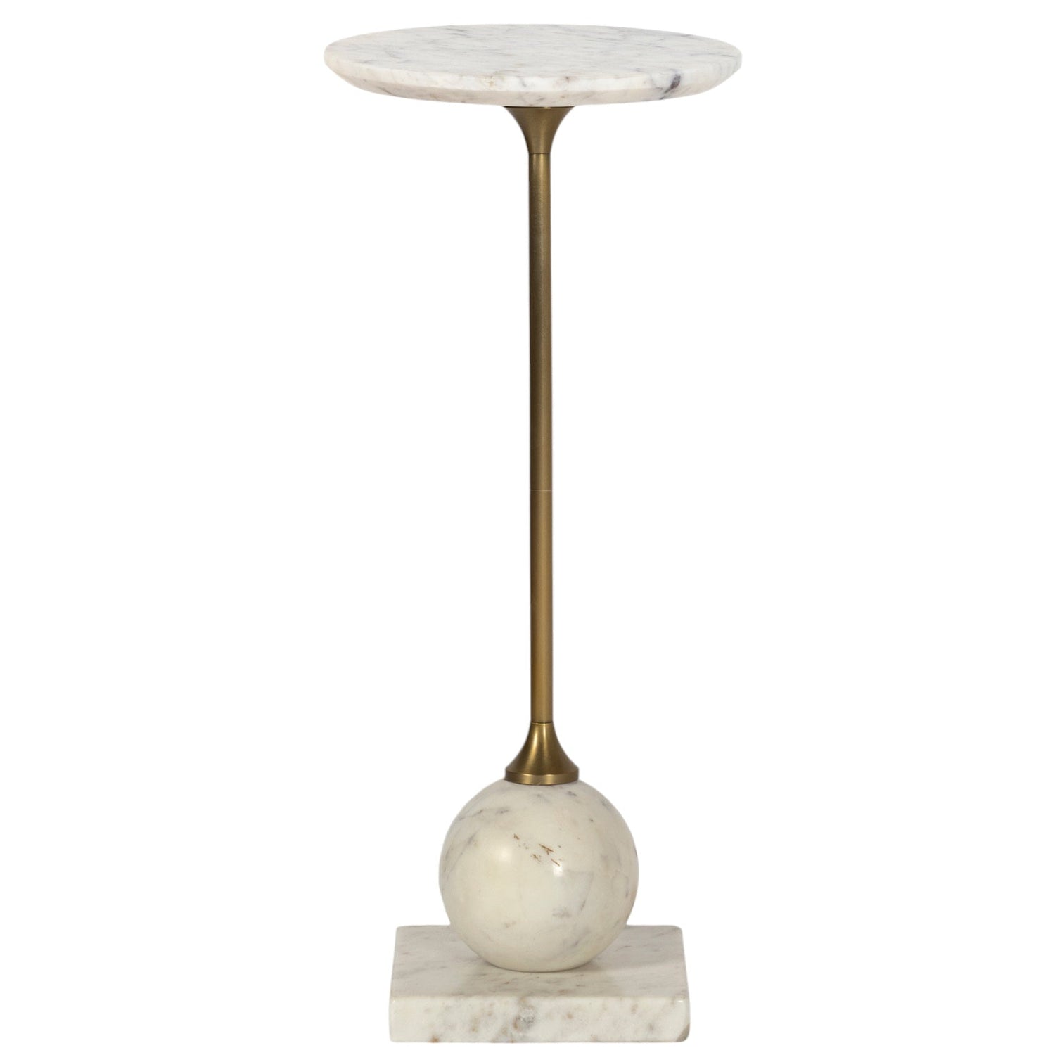 Co. House Designs Laura White Drink Table