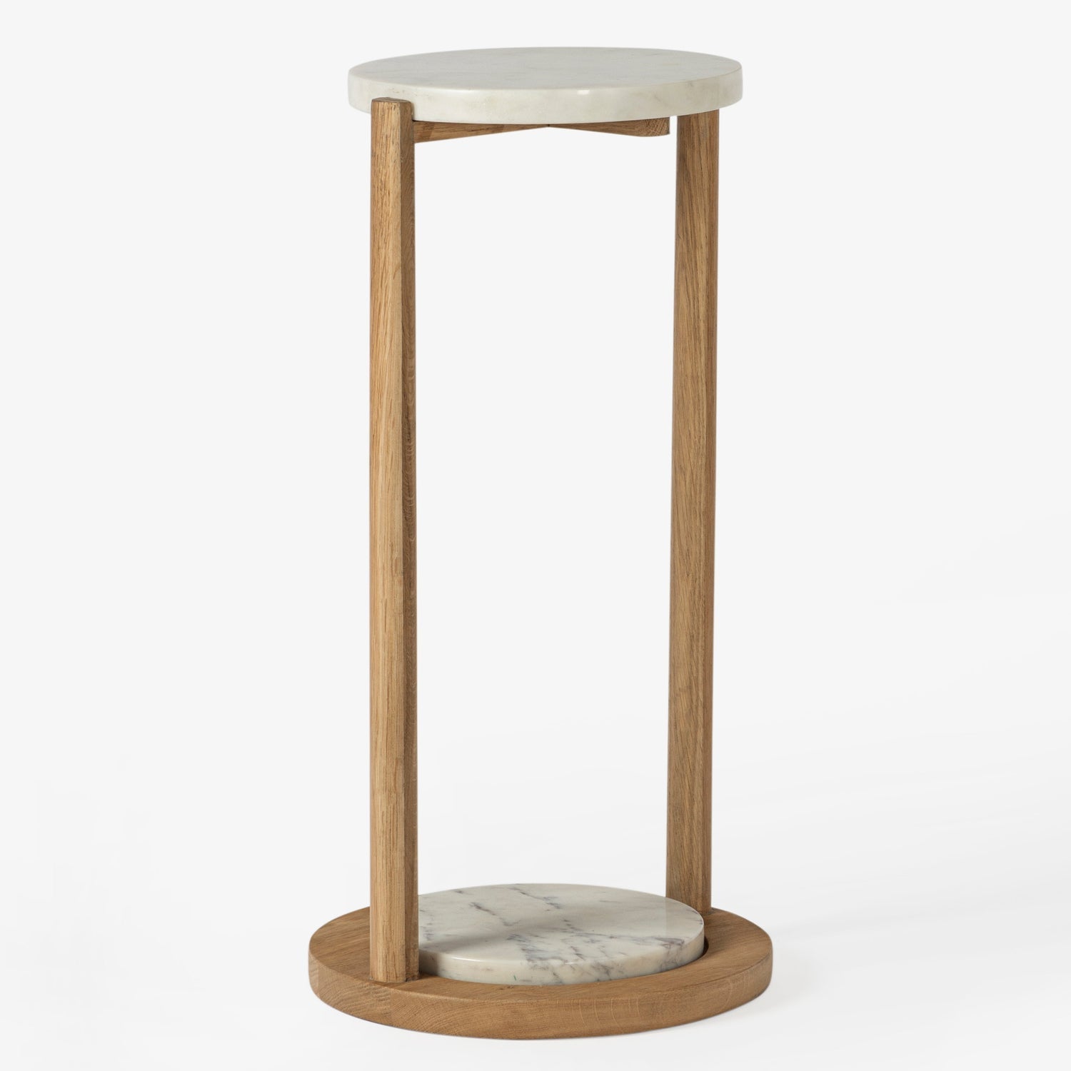 Co. House Designs Jarett White/Natural Drink Table