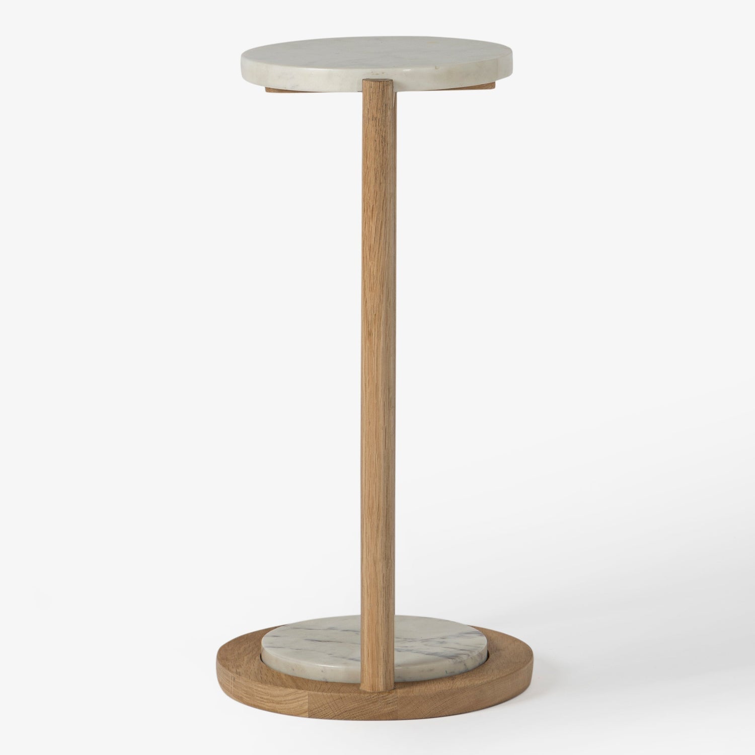 Co. House Designs Jarett White/Natural Drink Table