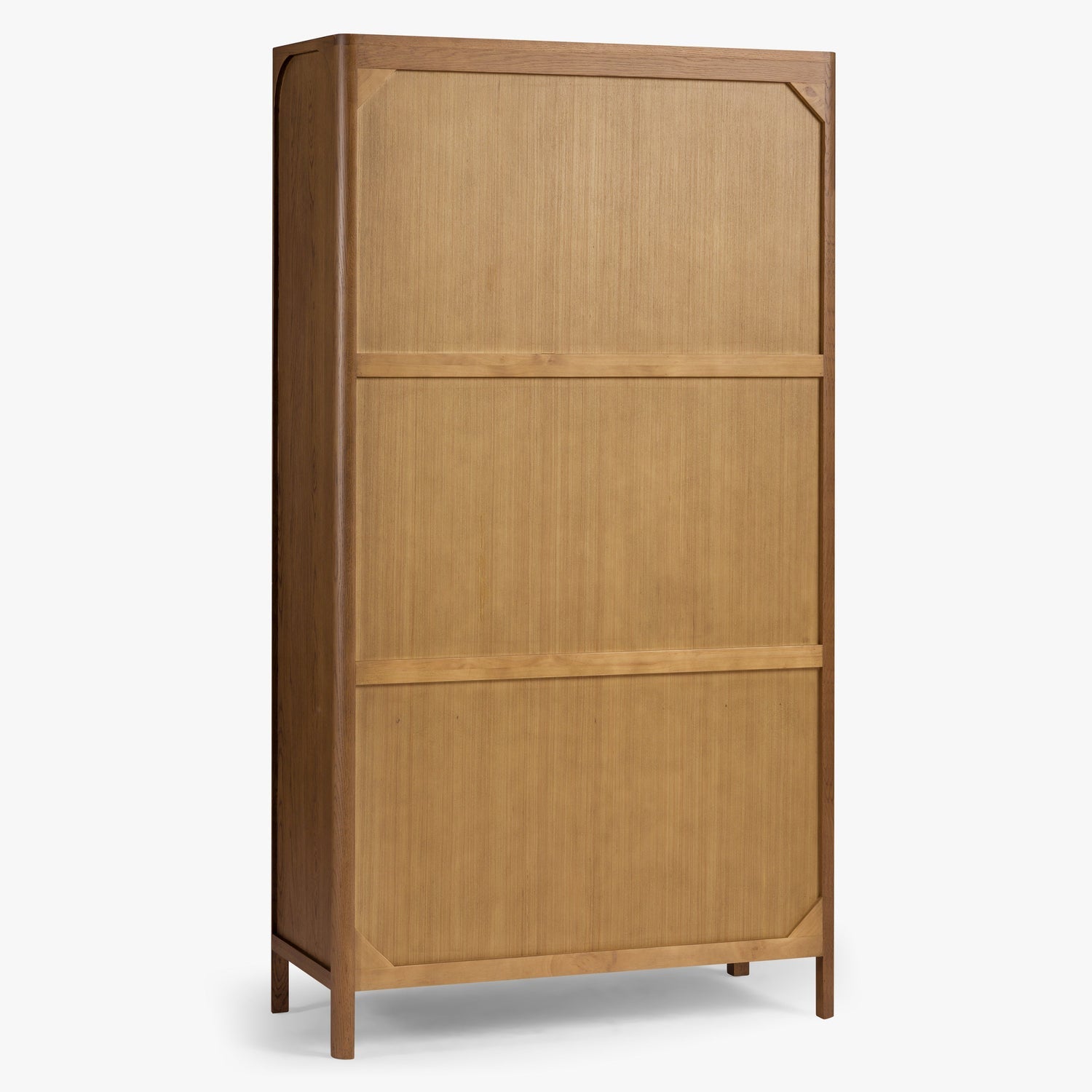 Co. House Designs Cali Walnut Display Cabinet