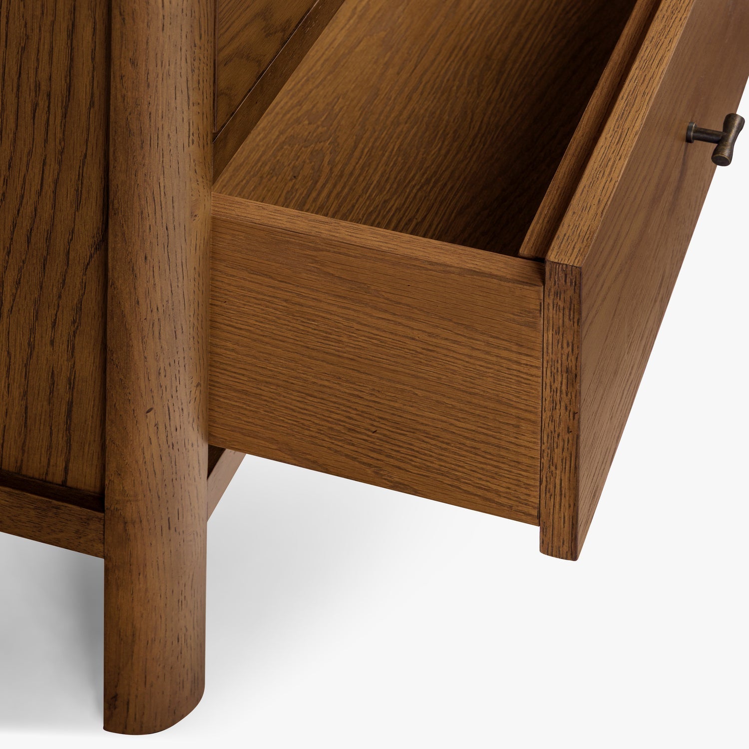 Co. House Designs Cali Walnut Display Cabinet