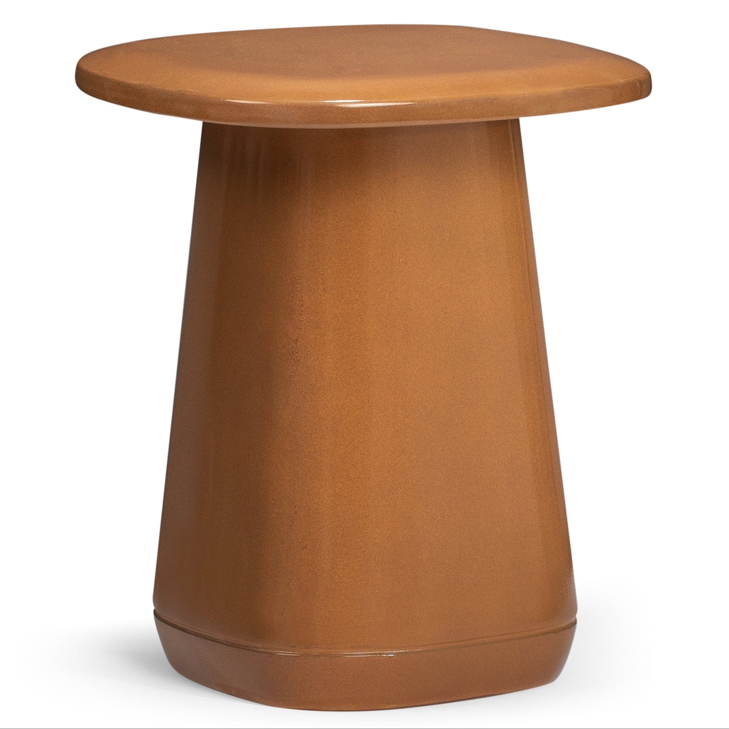 Co. House Designs Garner Brown Side Table