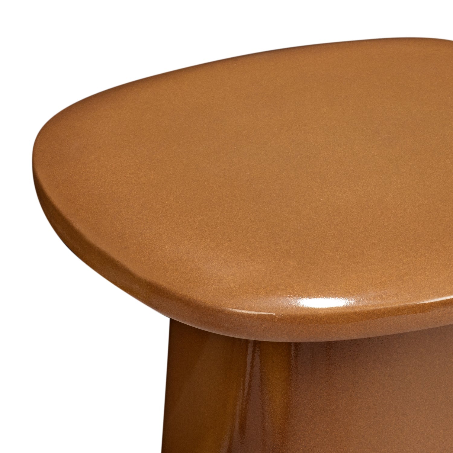 Co. House Designs Garner Brown Side Table