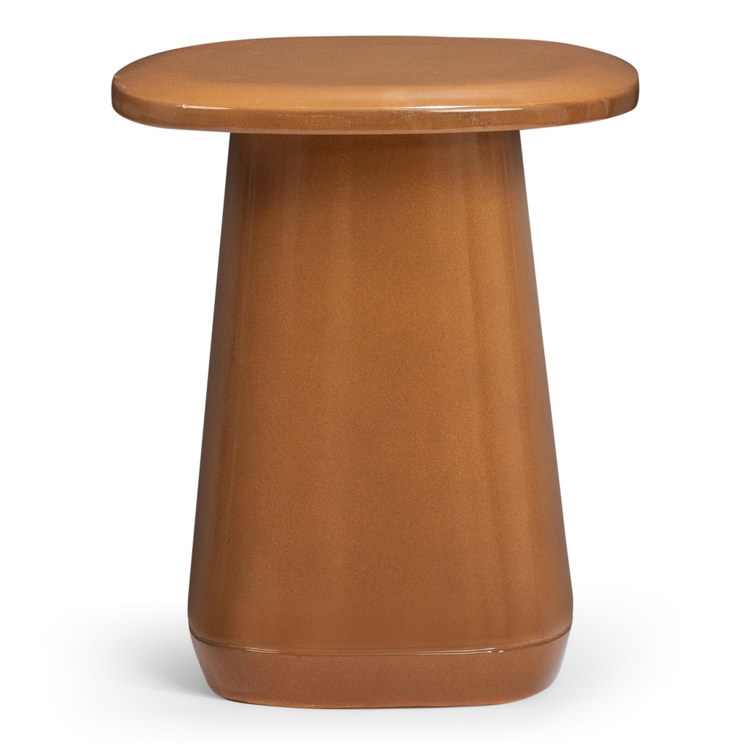 Co. House Designs Garner Brown Side Table