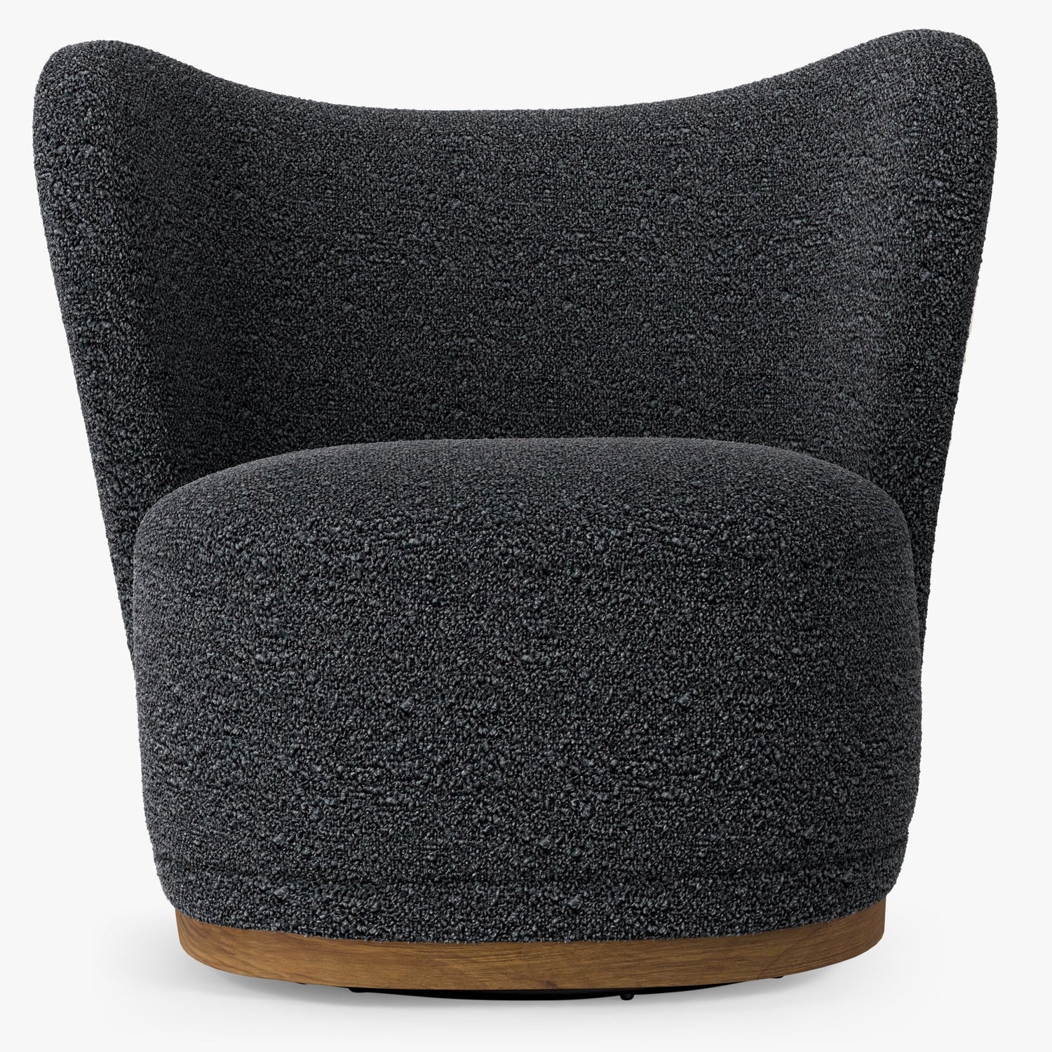 Co. House Designs Odell Black Olive Swivel Chair