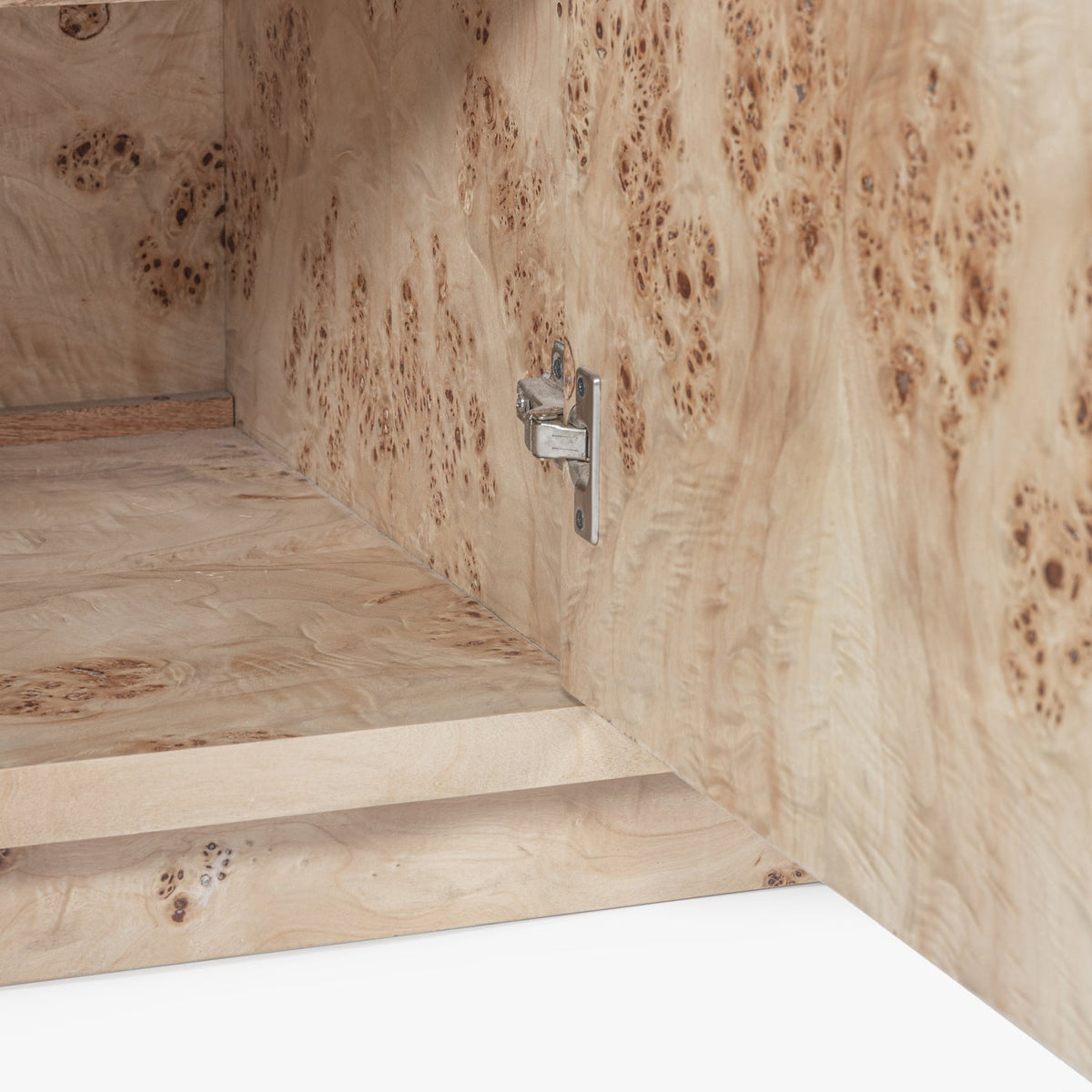 Close-up detail of the Co. House Designs Wesley Burl Light Buffet (view 5)