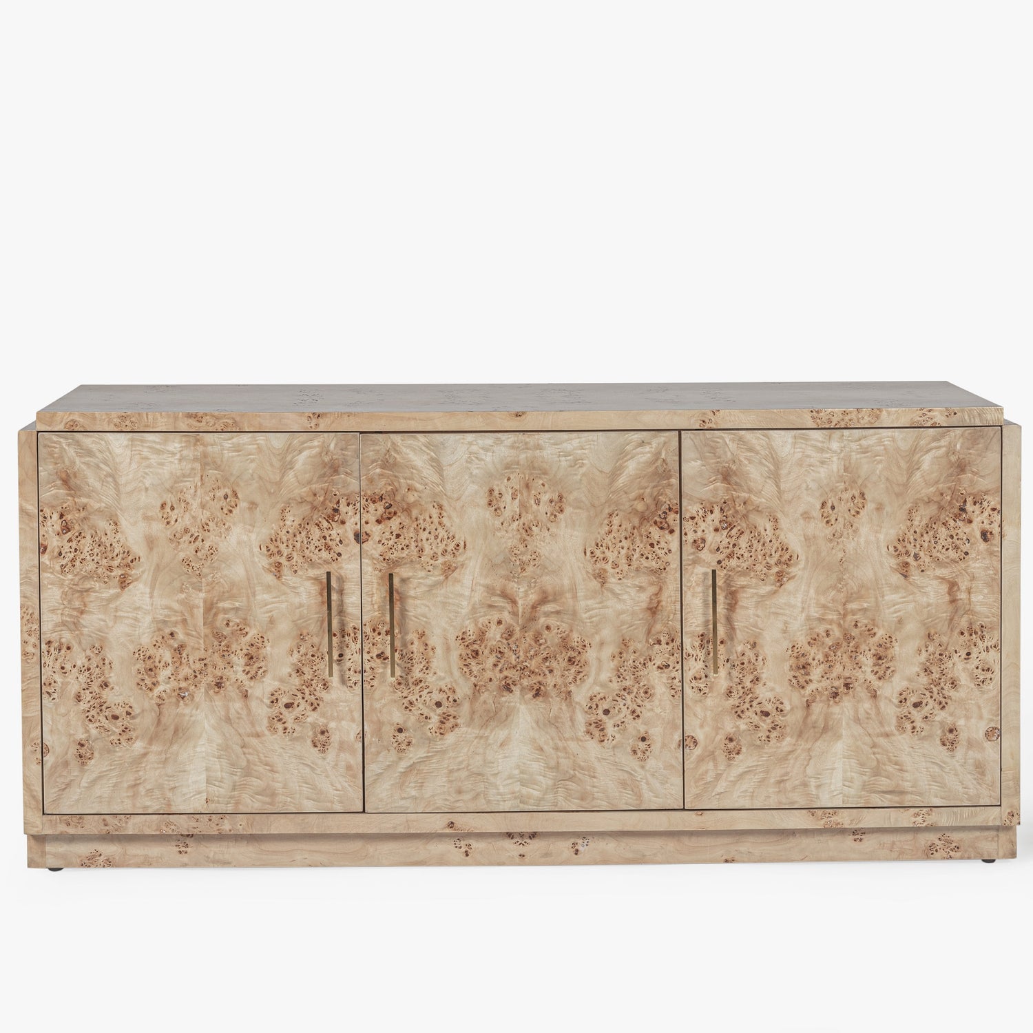 Front view of the Co. House Designs Wesley Burl Light Buffet
