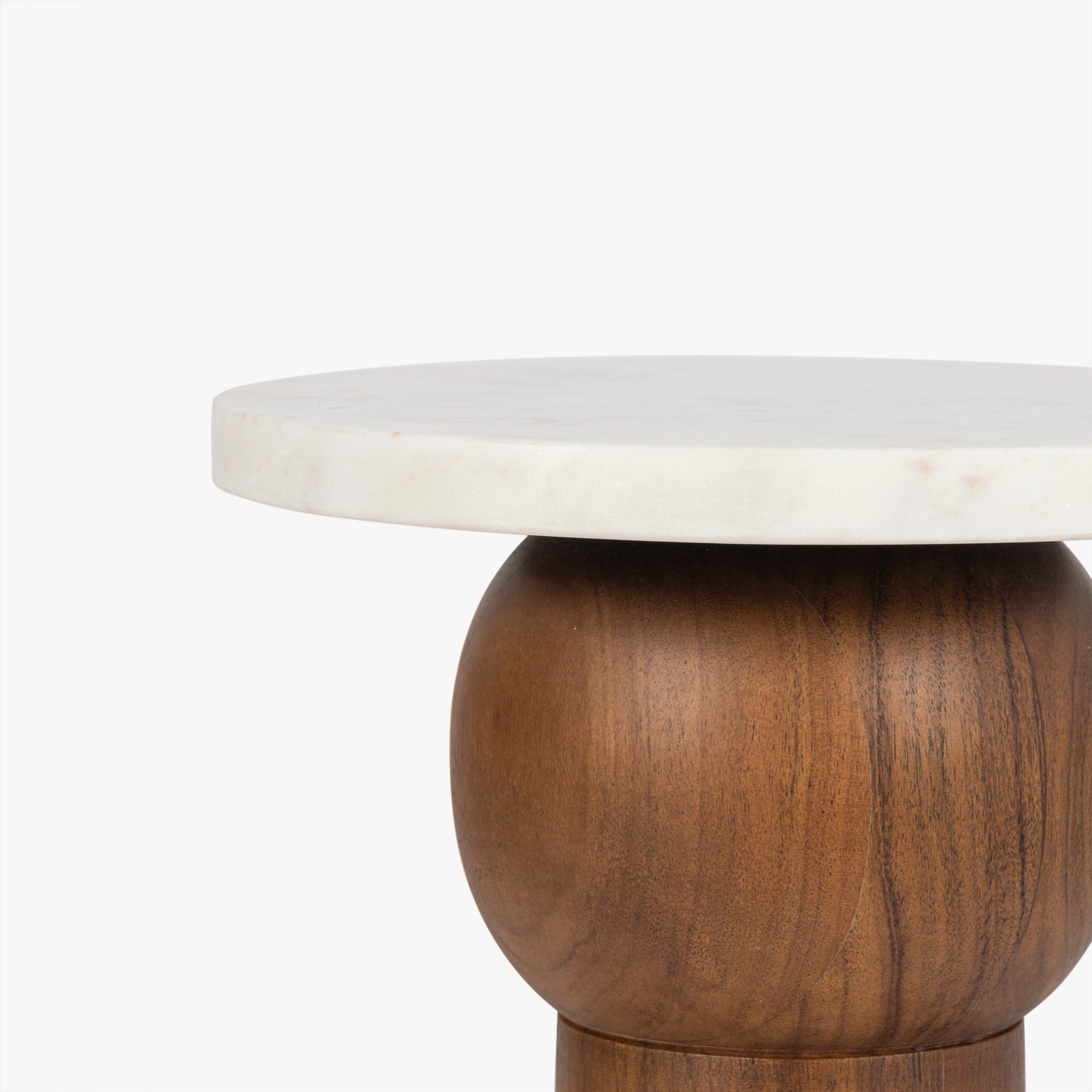Co. House Designs Lora White Drink Table