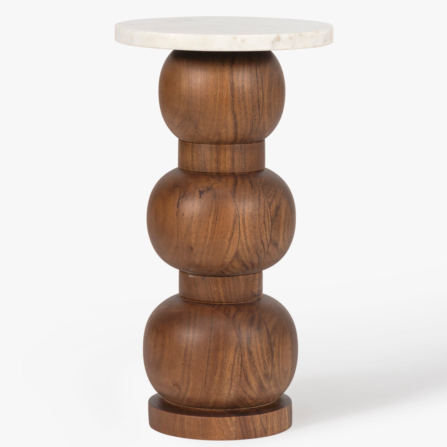 Co. House Designs Lora White Drink Table