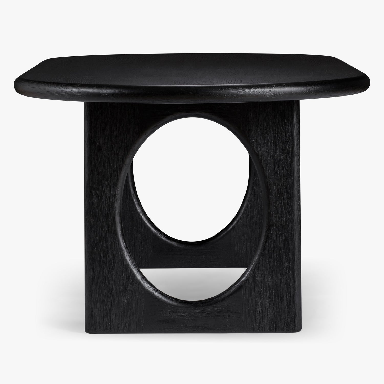 Co. House Designs Eva Oak Black Dining Table