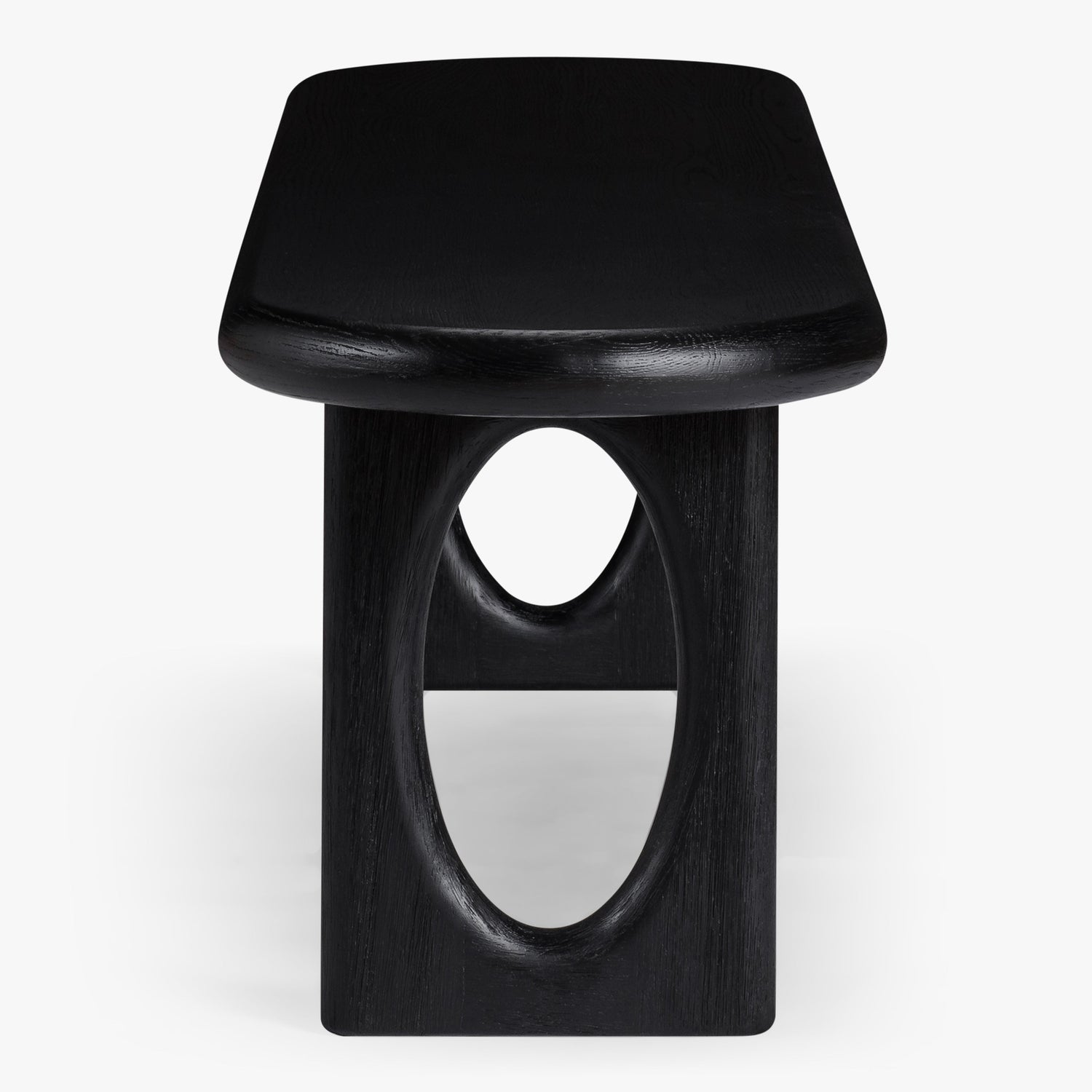 Co. House Designs Eva Oak Black Dining Bench