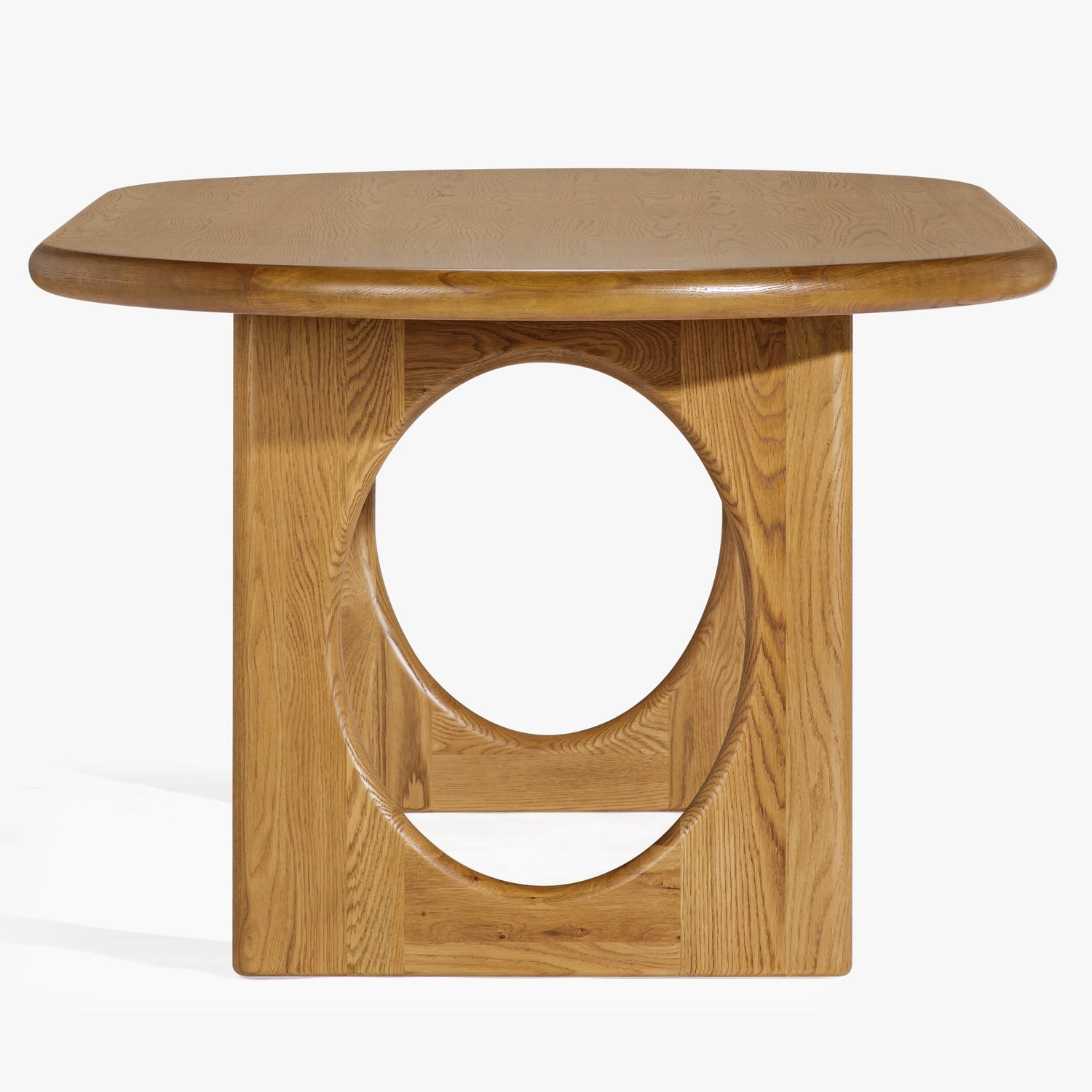 Co. House Designs Eva Oak Dark Dining Table