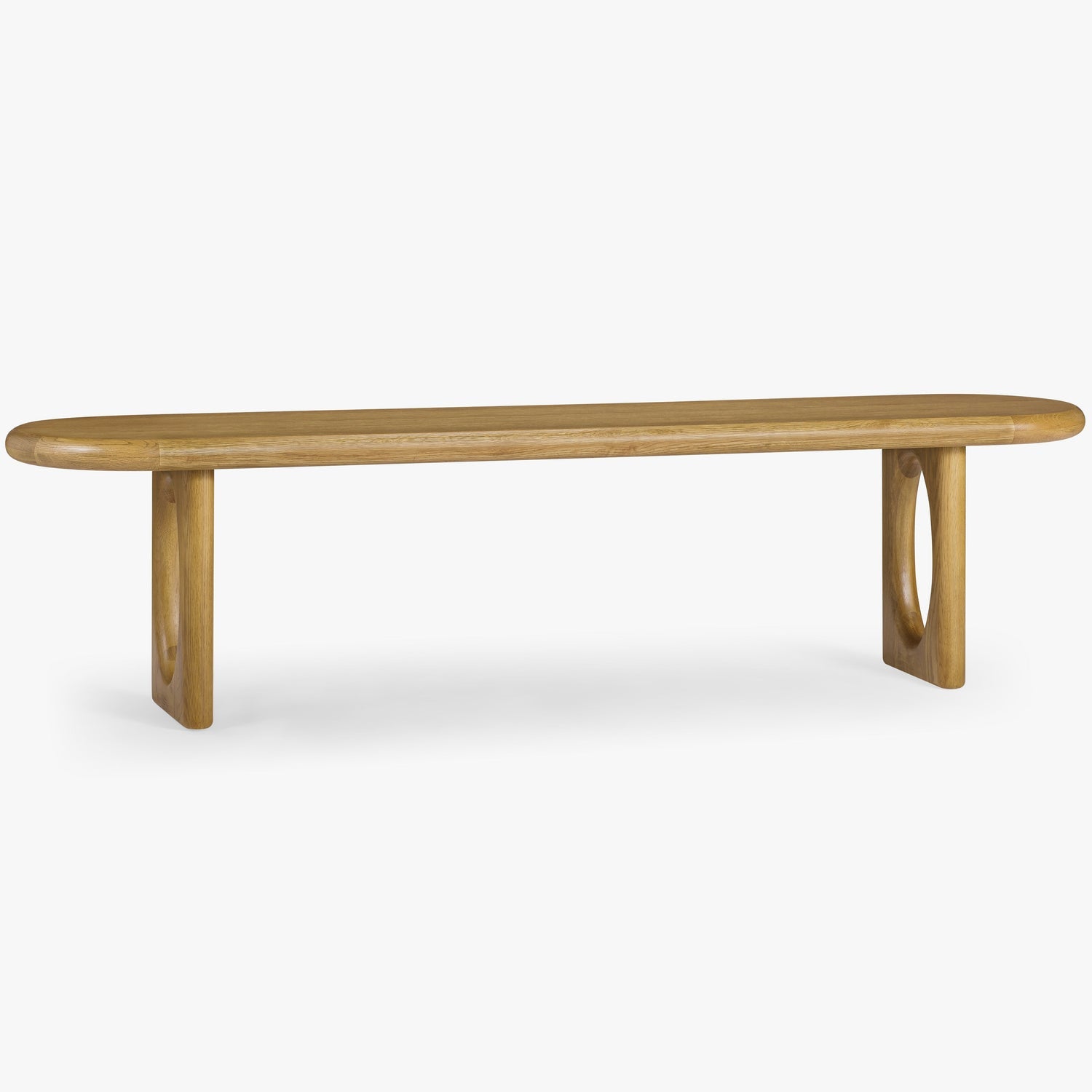 Co. House Designs Eva Oak Dark Dining Bench