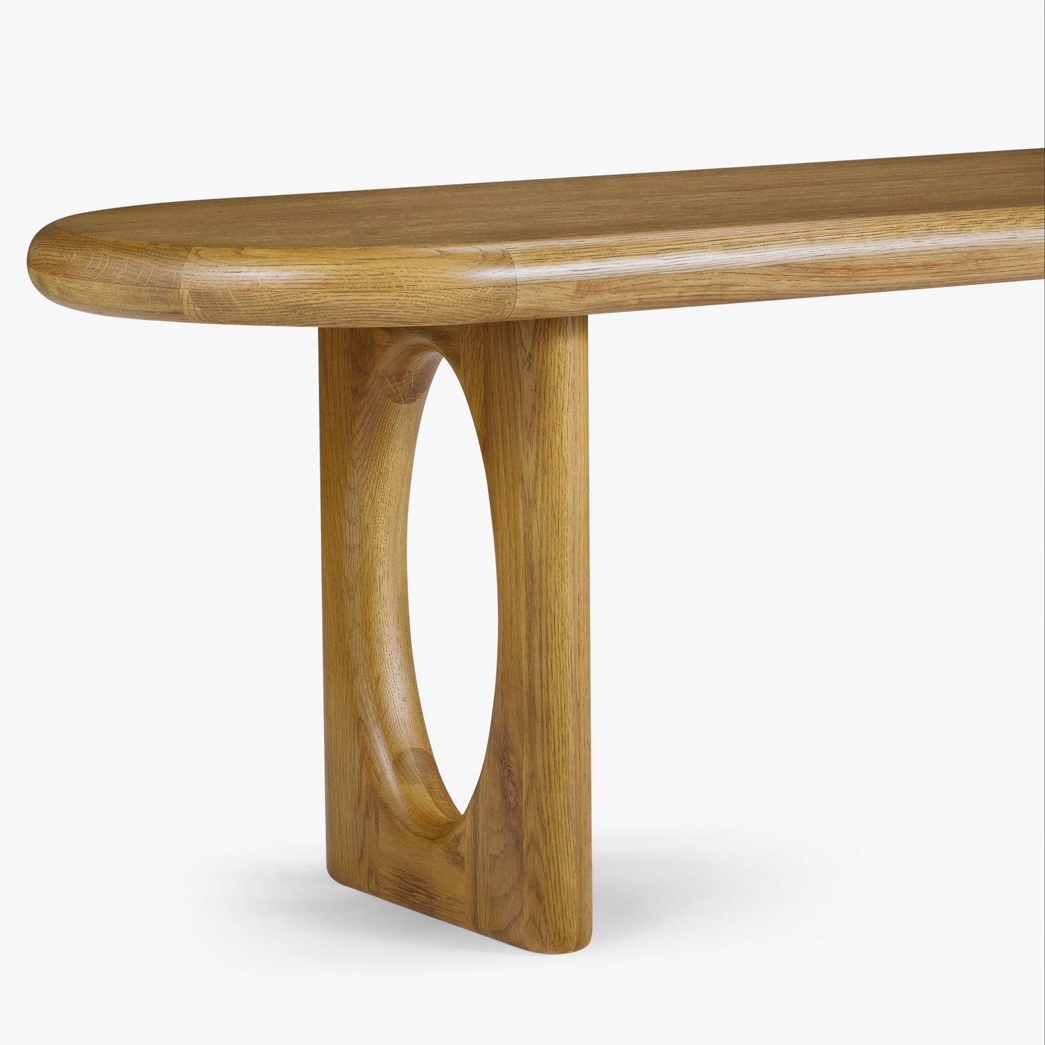 Co. House Designs Eva Oak Dark Dining Bench