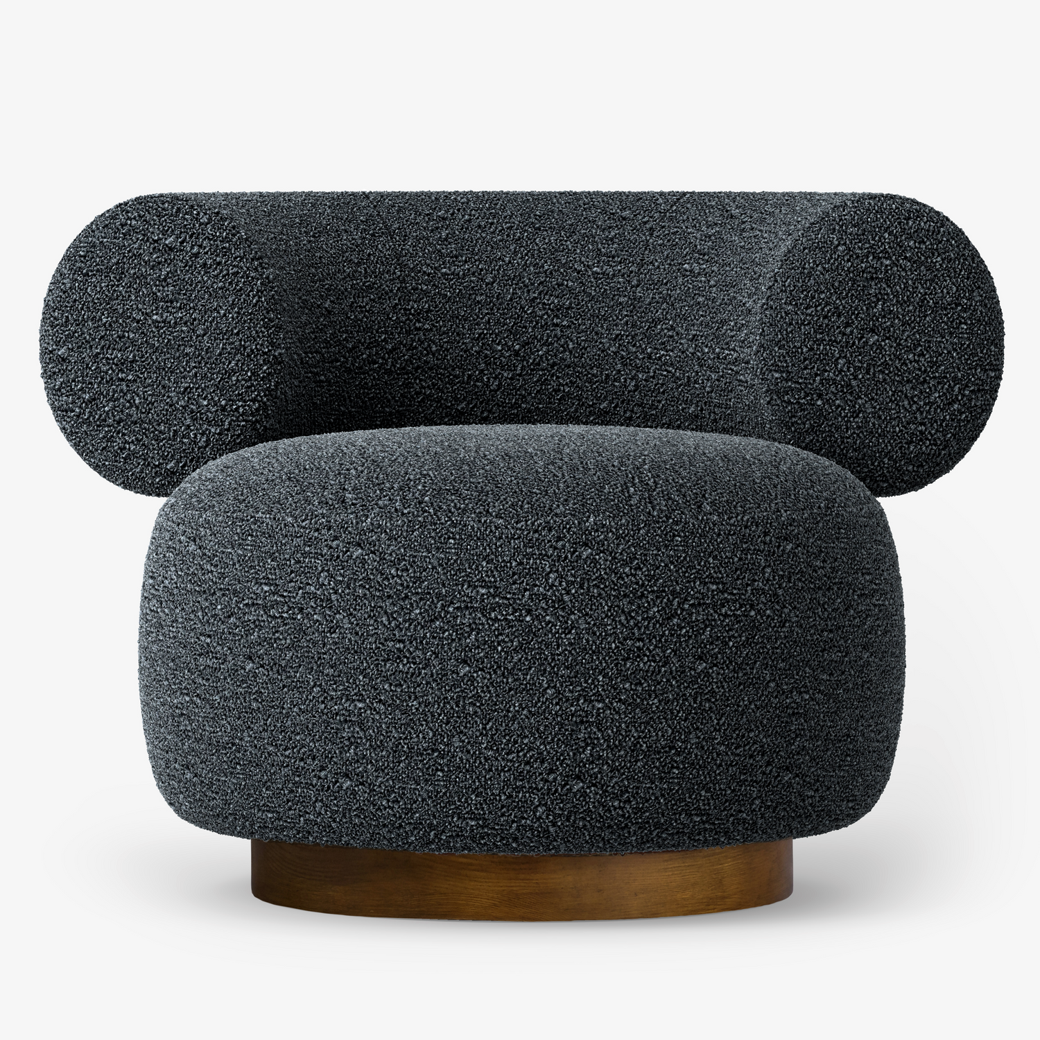 Co. House Designs Aubrey Black Olive Swivel Chair