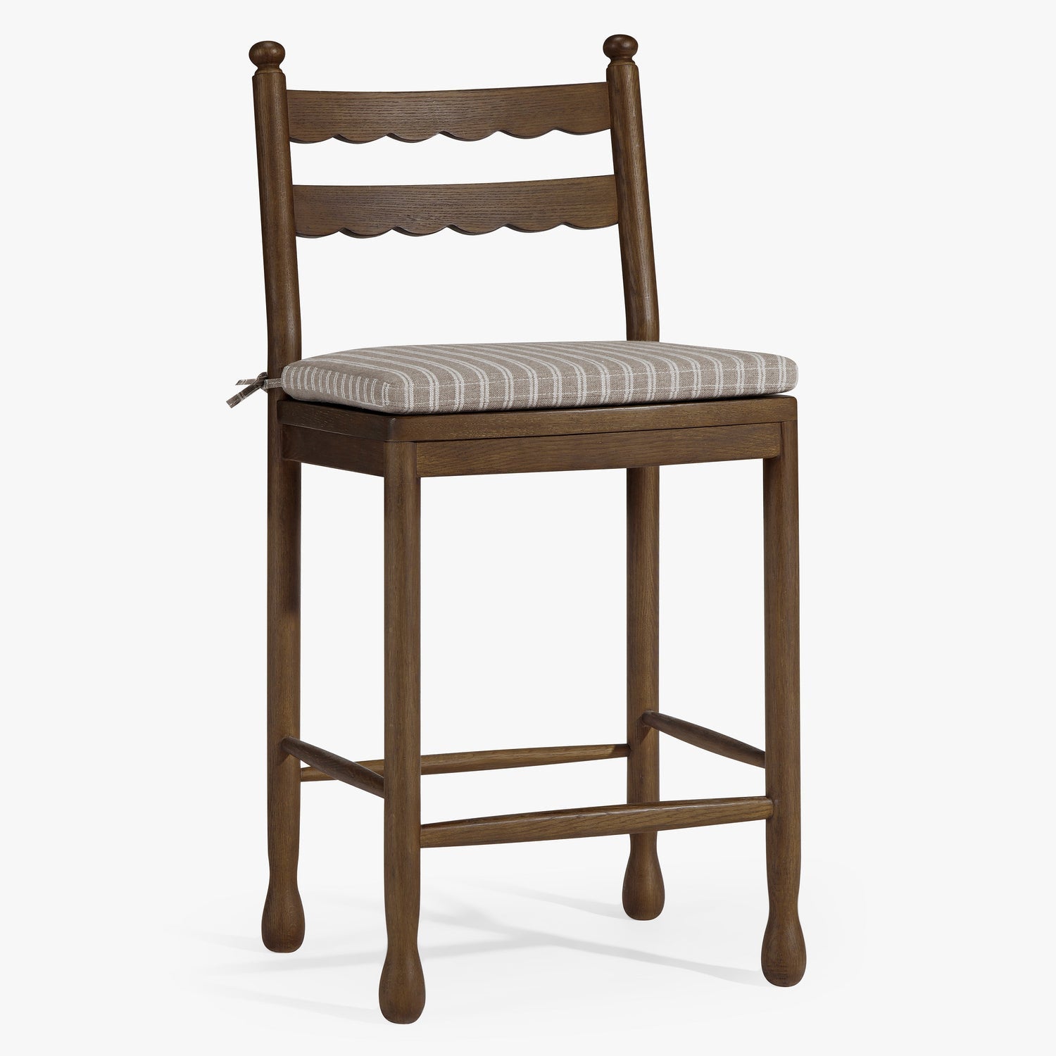 Black Birch Homes x Co. House Designs Declan Dark Oak Counter Stool Set of 2