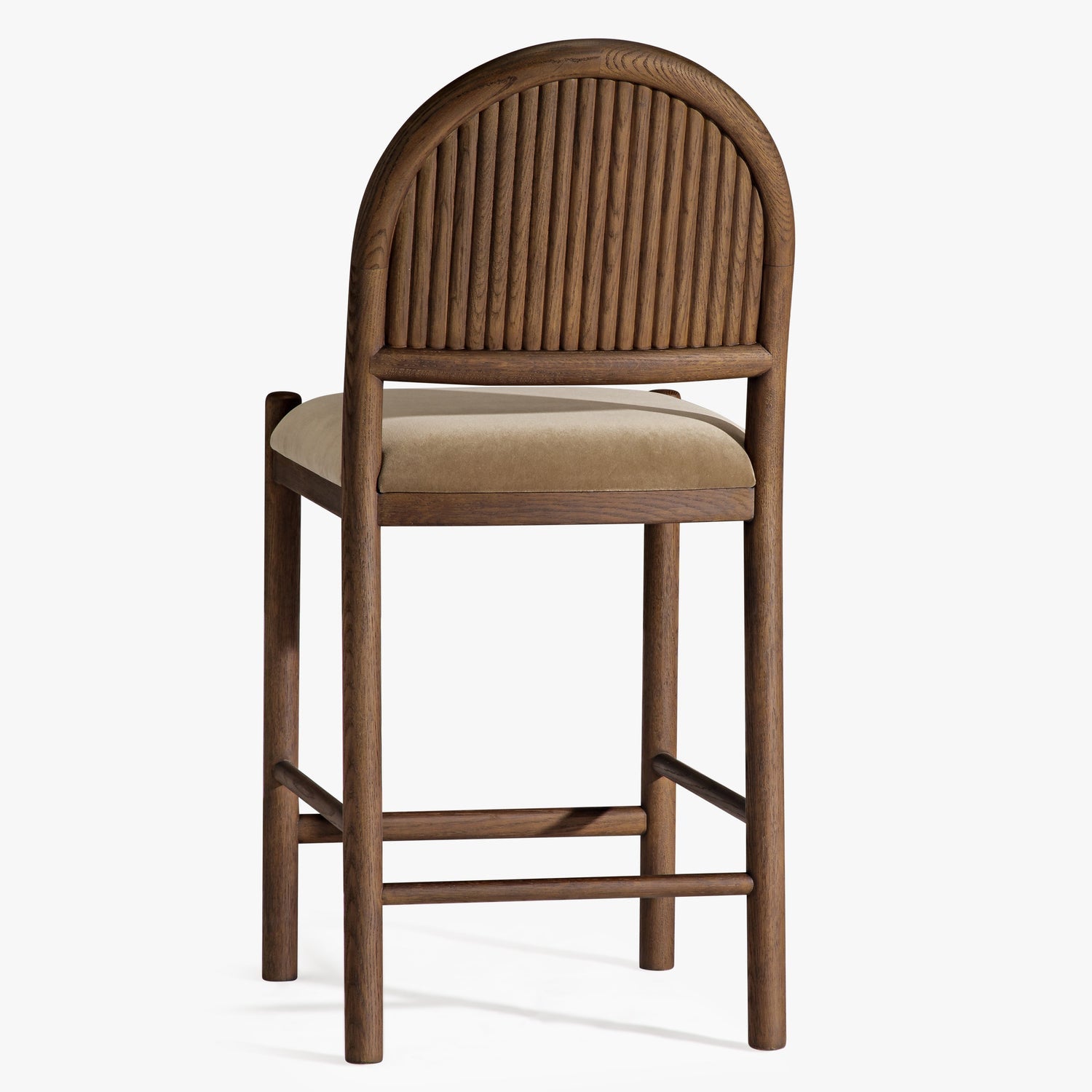 Black Birch Homes x Co. House Designs Bennett Dark Oak Counter Stool Set of 2