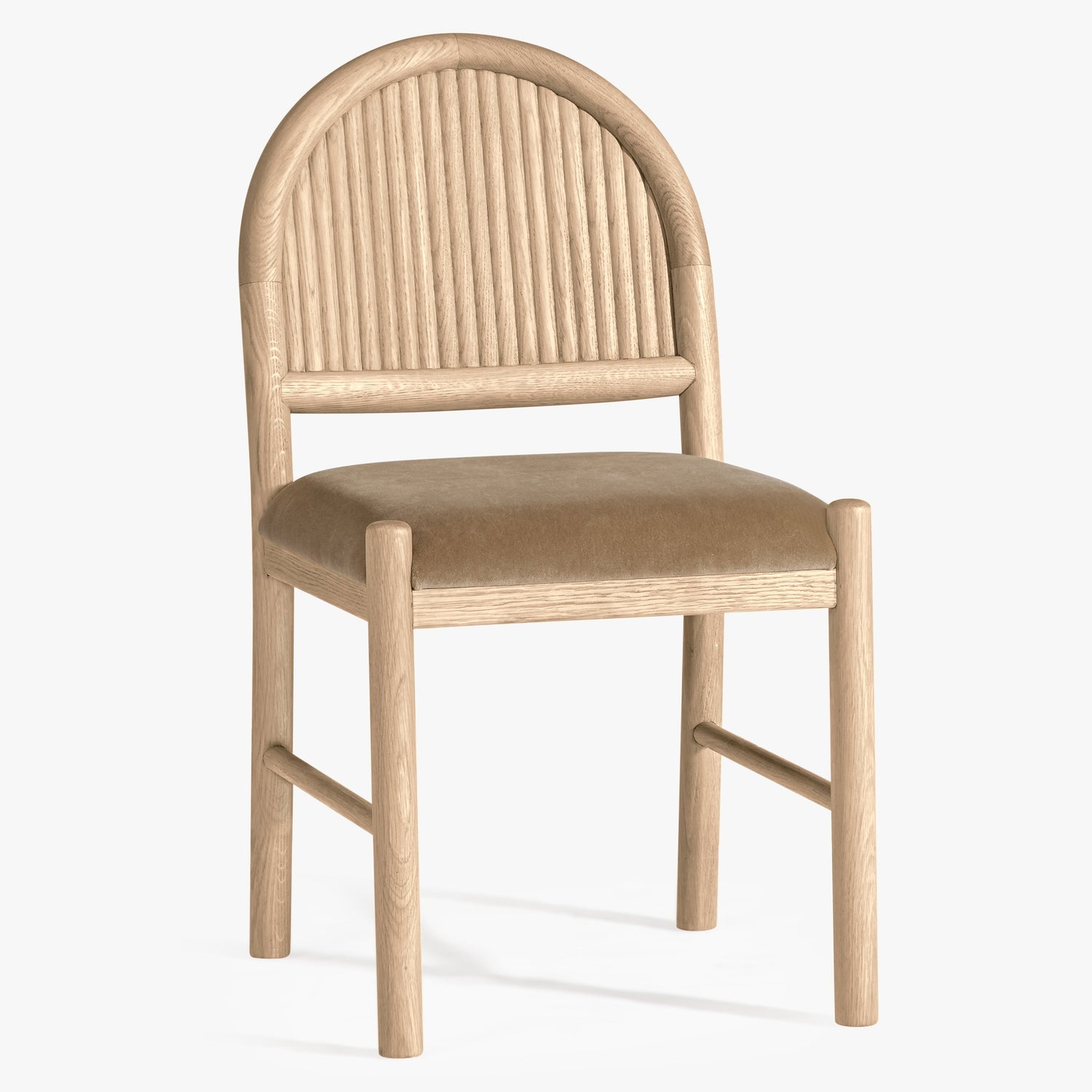 Black Birch Homes x Co. House Designs Bennett Light Oak Dining Chair Set of 2