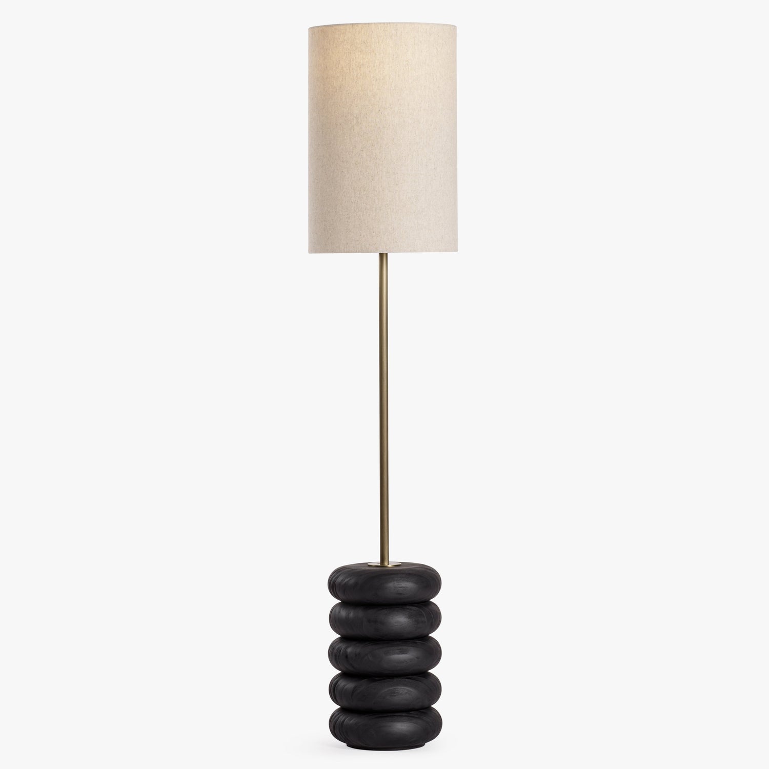 Co. House Designs Sandia Black Floor Lamp