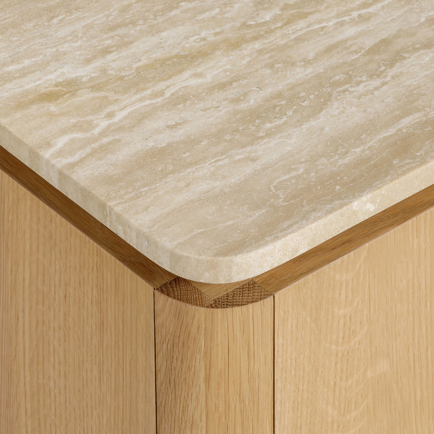 Co. House Designs Marisol Light Oak Side Table