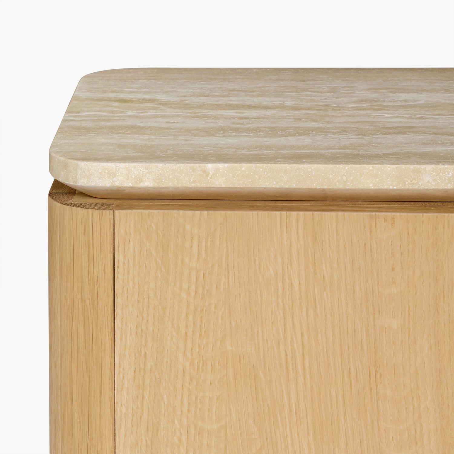 Co. House Designs Marisol Light Oak Side Table