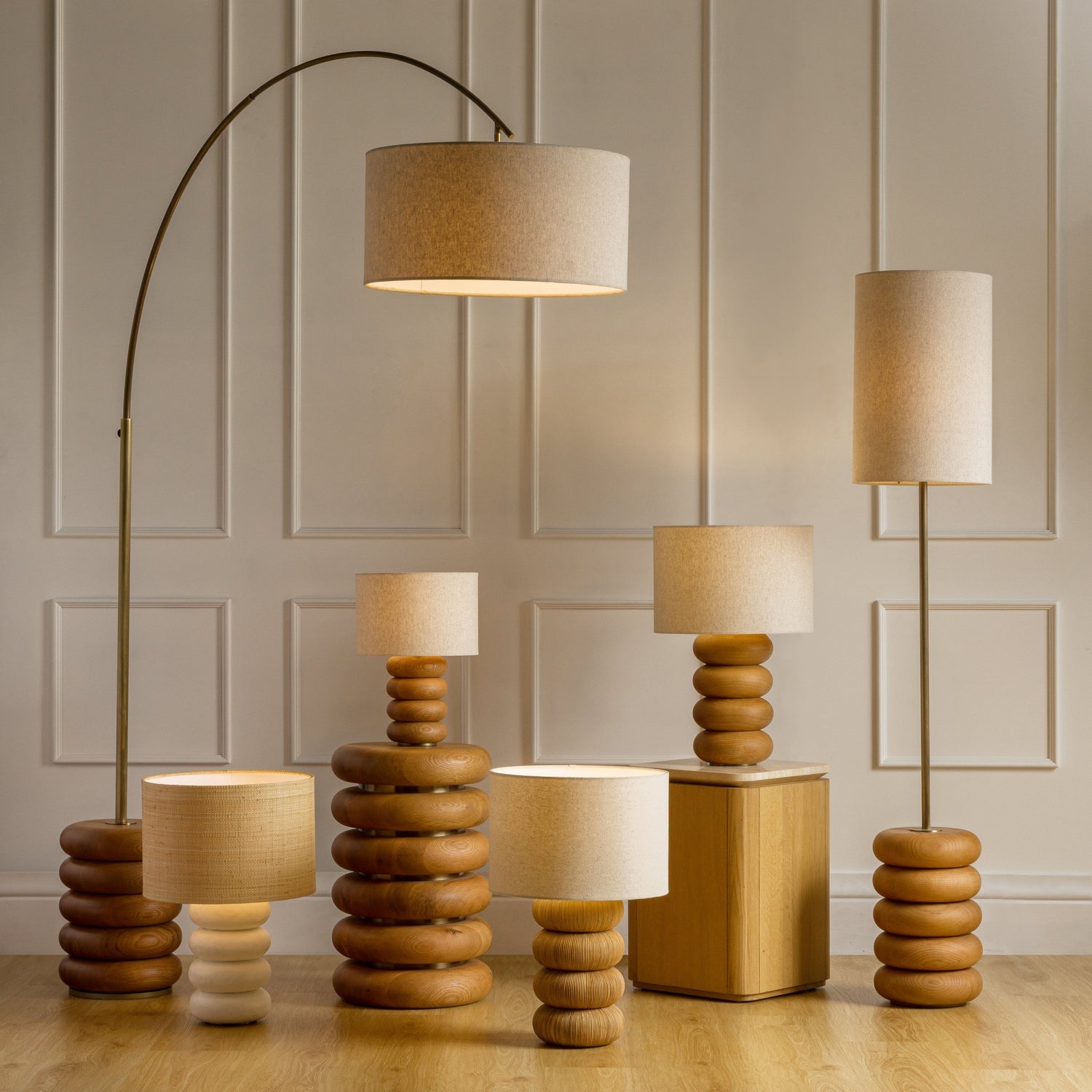 Co. House Designs Sandia Natural Oak Side Table