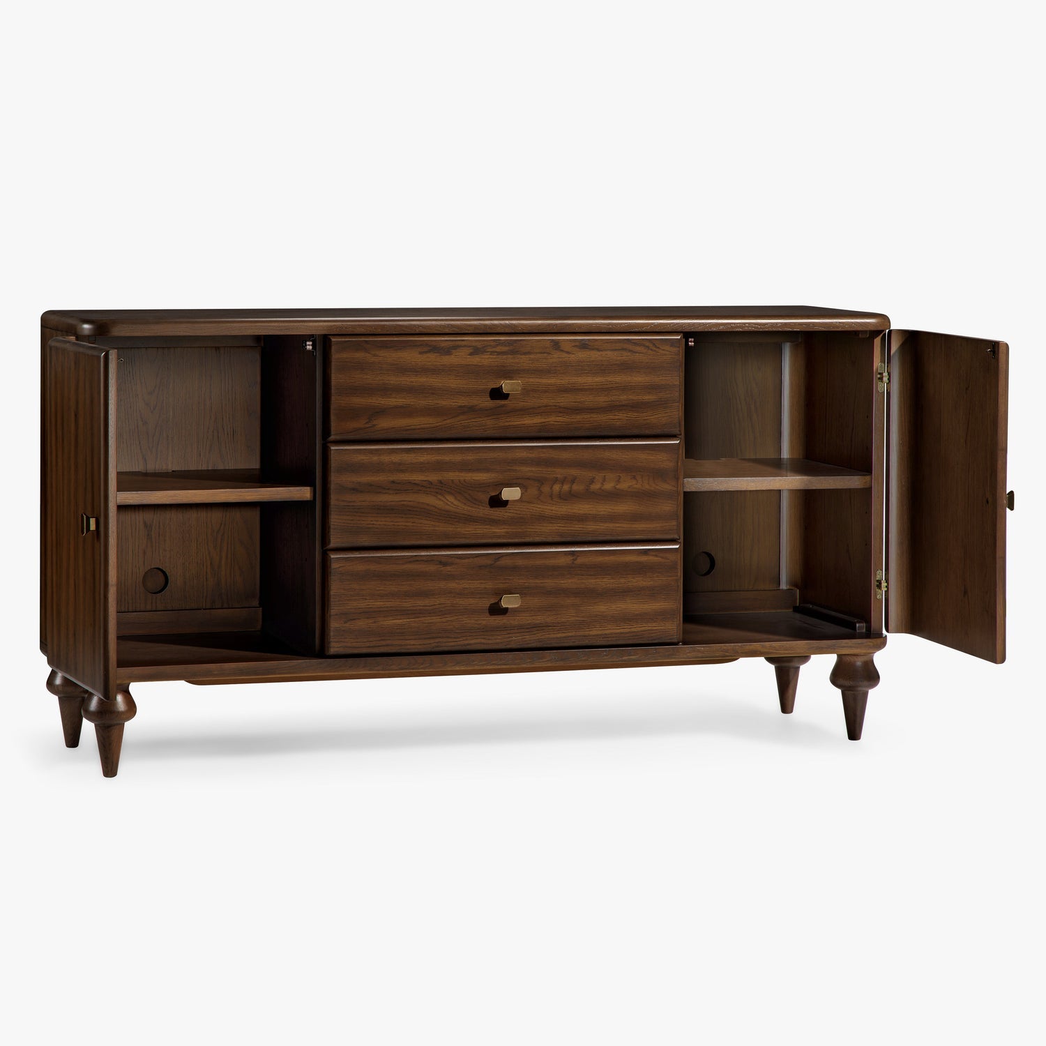 Co. House Designs Louie Walnut Buffet