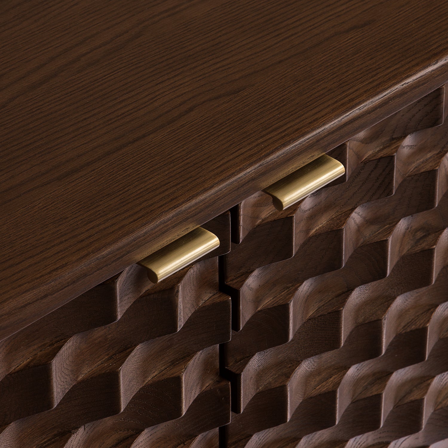 Co. House Designs Lani Oak Dark Walnut Buffet