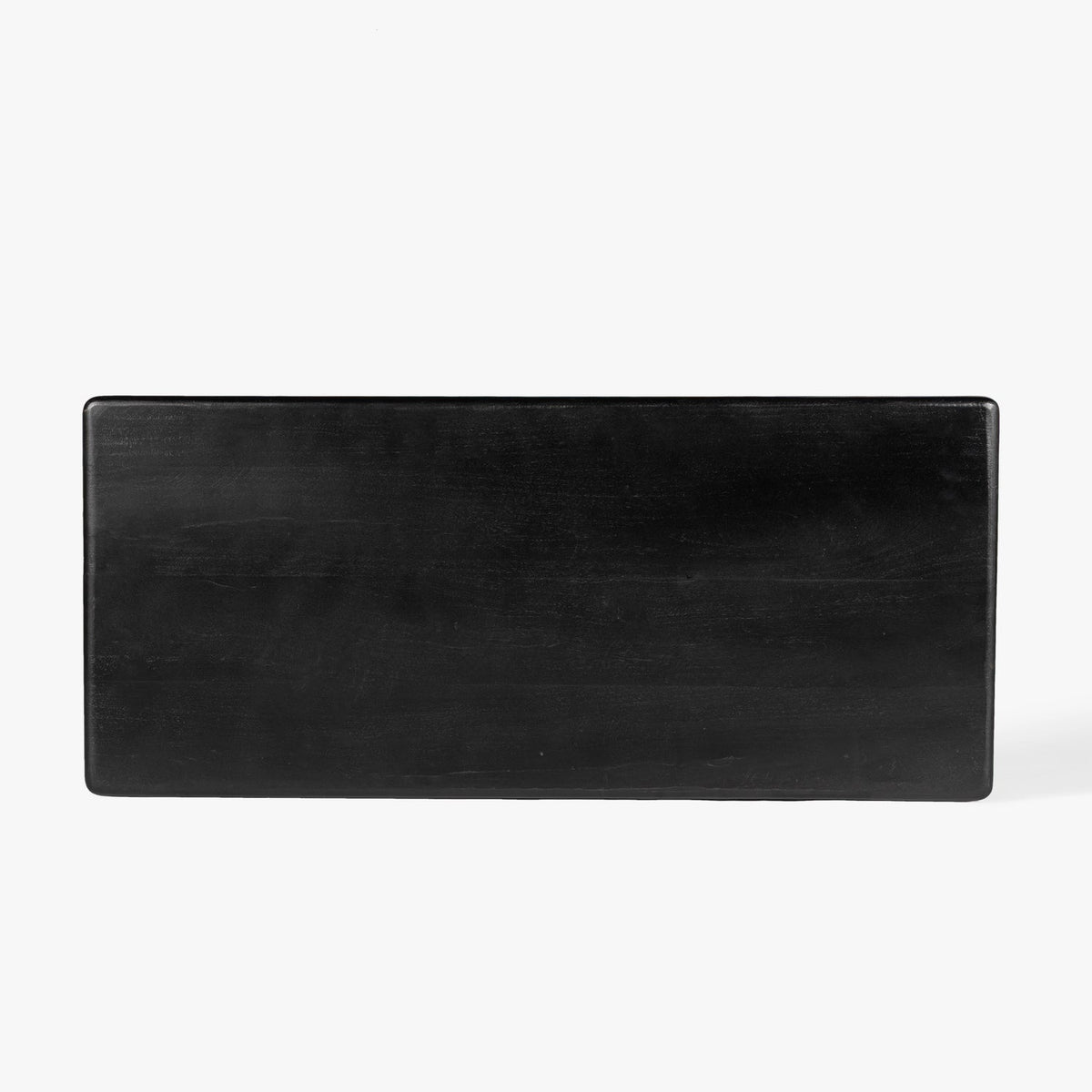 Top-down view of the Co. House Designs Spindle Black Tall Bookcase
