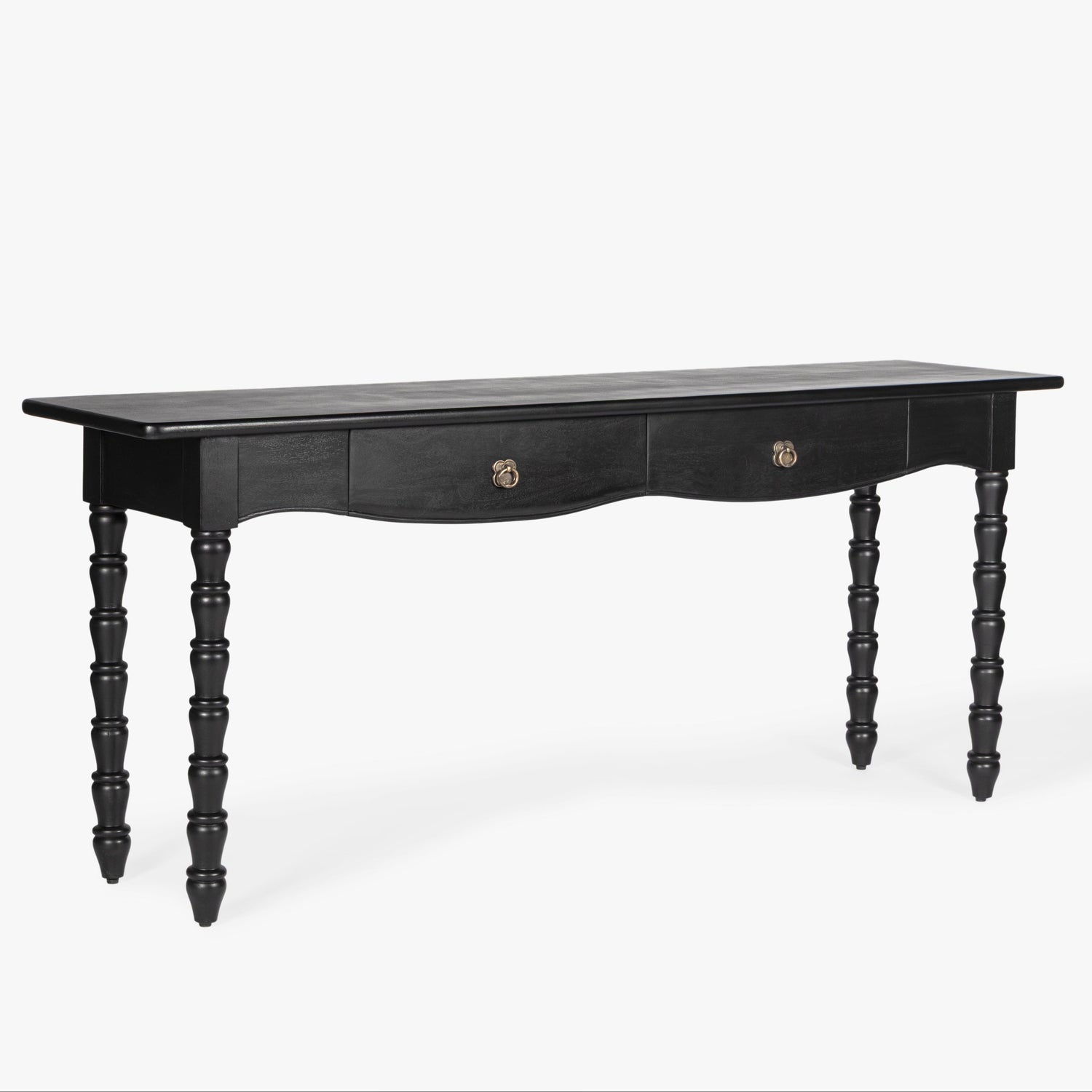 Co. House Designs Spindle Black 6FT Console Table - alternate product view