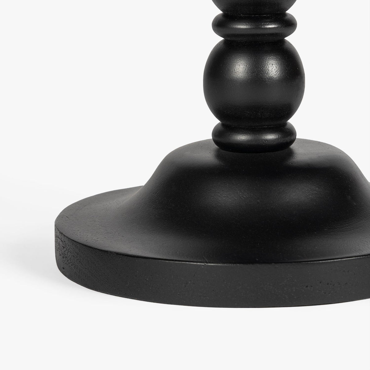 Close-up detail of the Co. House Designs Spindle Black Drink Table (view 4)